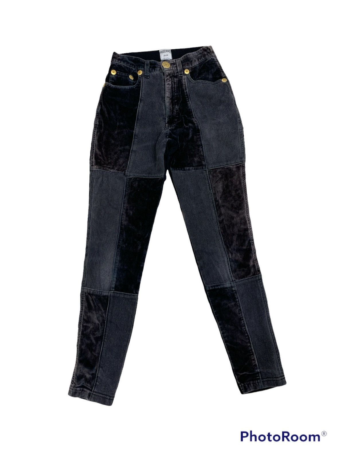 Moschino × Vintage VINTAGE MOSCHINO PATCHWORKS LEGGING Size US 26 / EU 42 - 1 Thumbnail