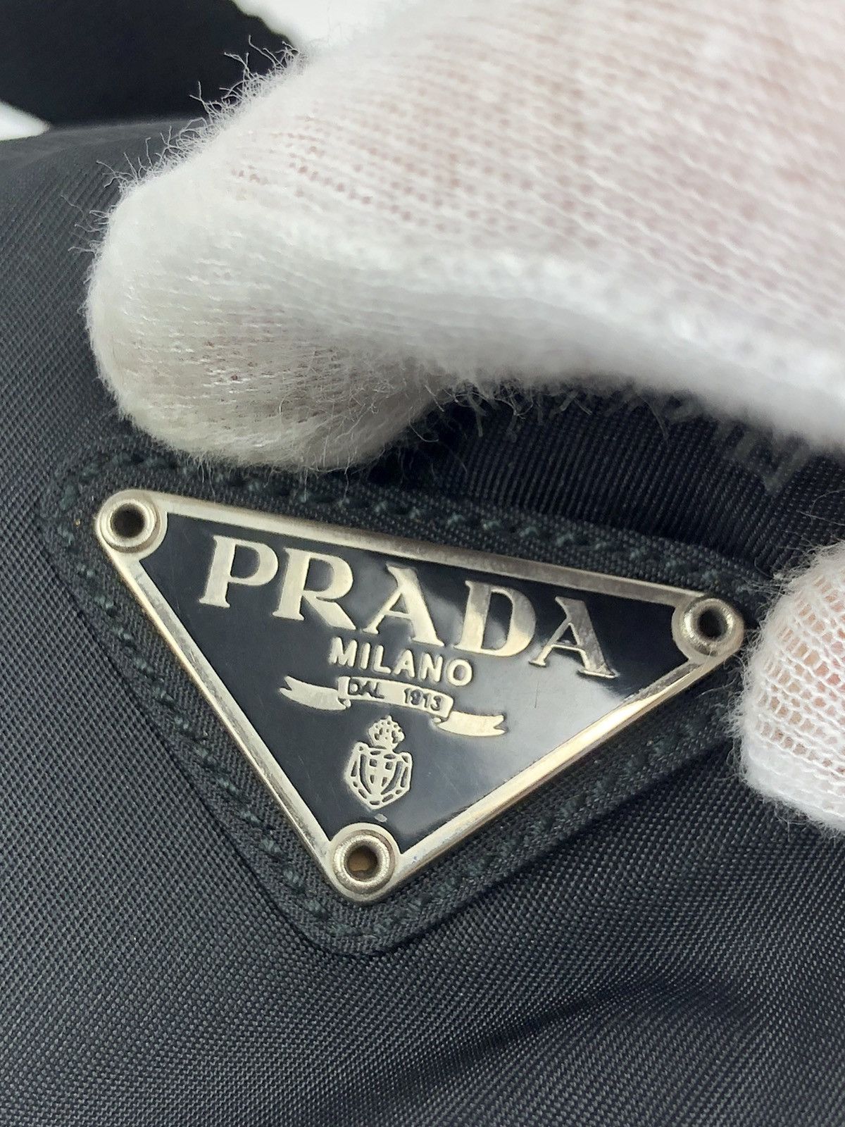 Prada Prada 1998 tessuto vitel hand bag Size ONE SIZE - 4 Thumbnail