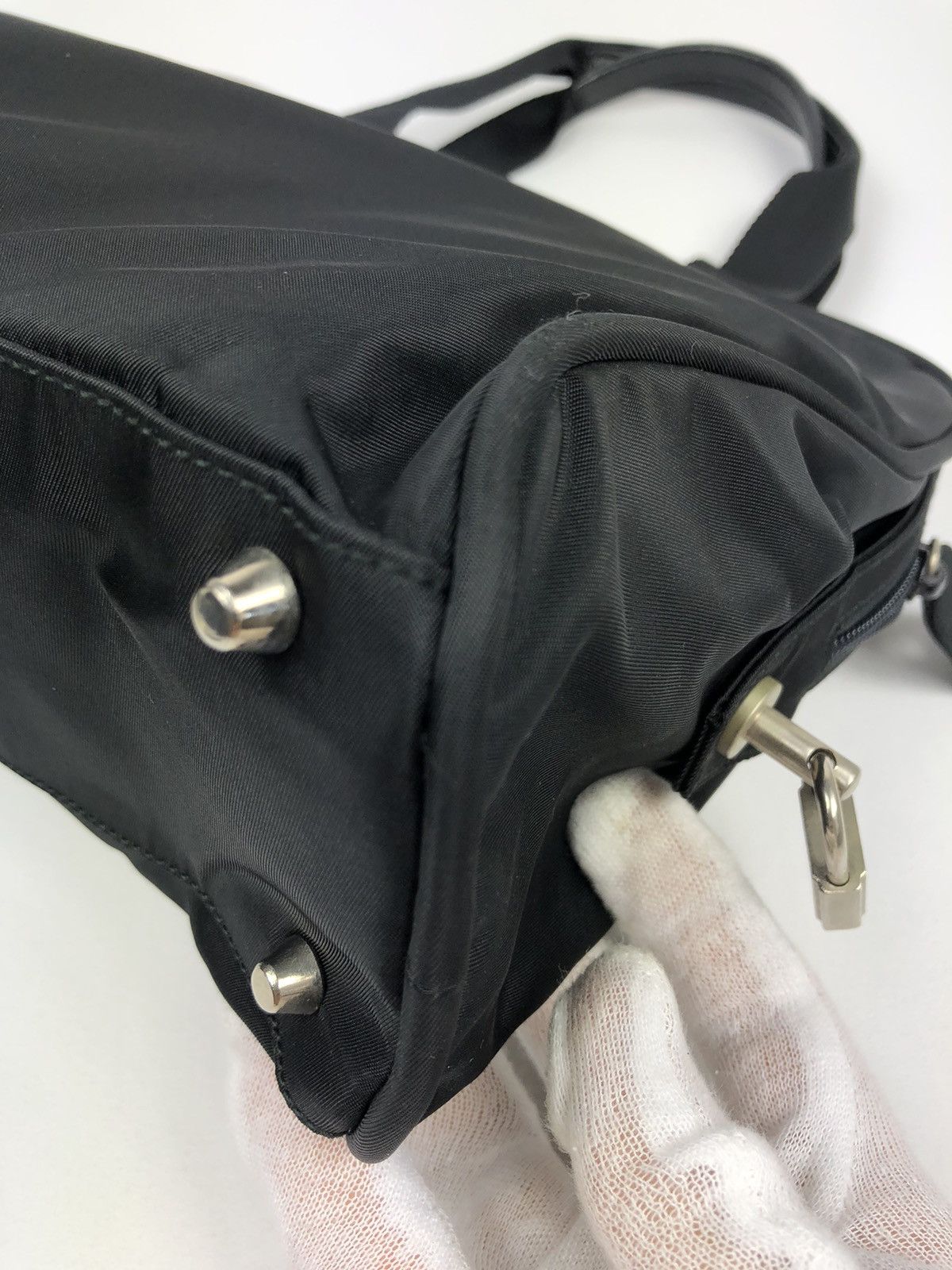 Prada Prada 1998 tessuto vitel hand bag Size ONE SIZE - 7 Thumbnail