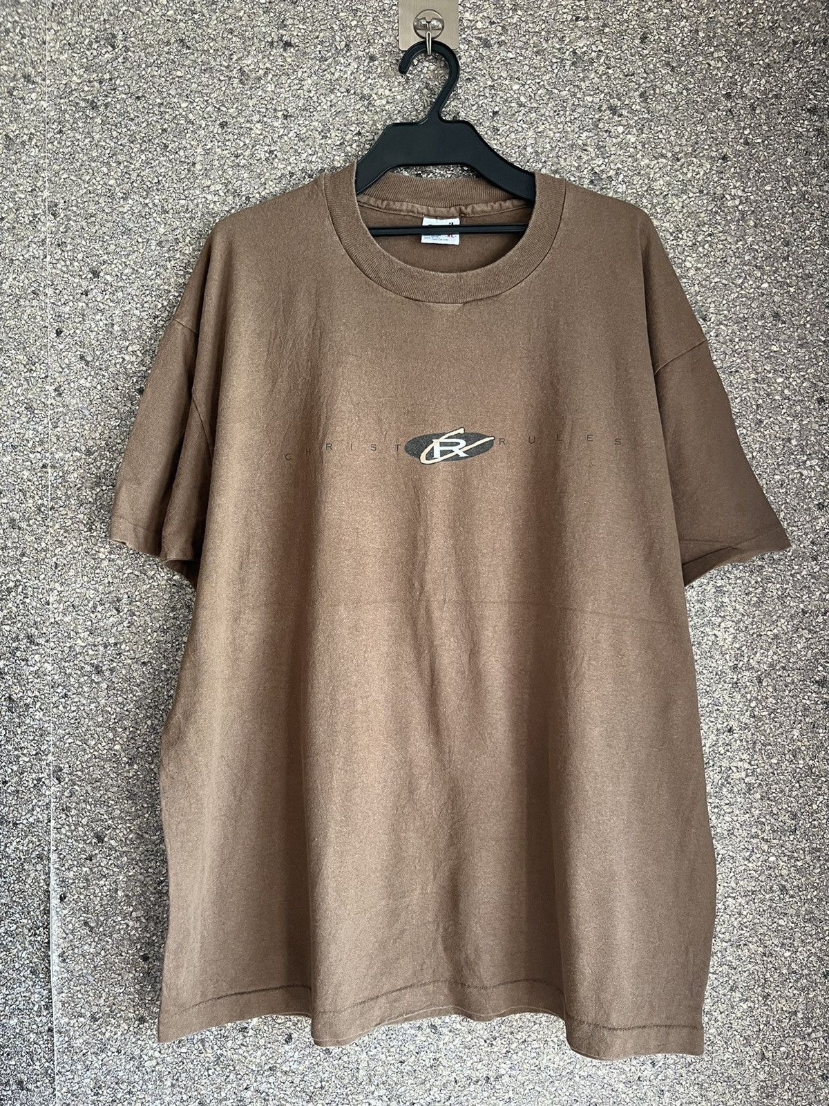 image of Made In USA x Vintage Christ Rules Ft73 in Brown, Men's (Size XL)