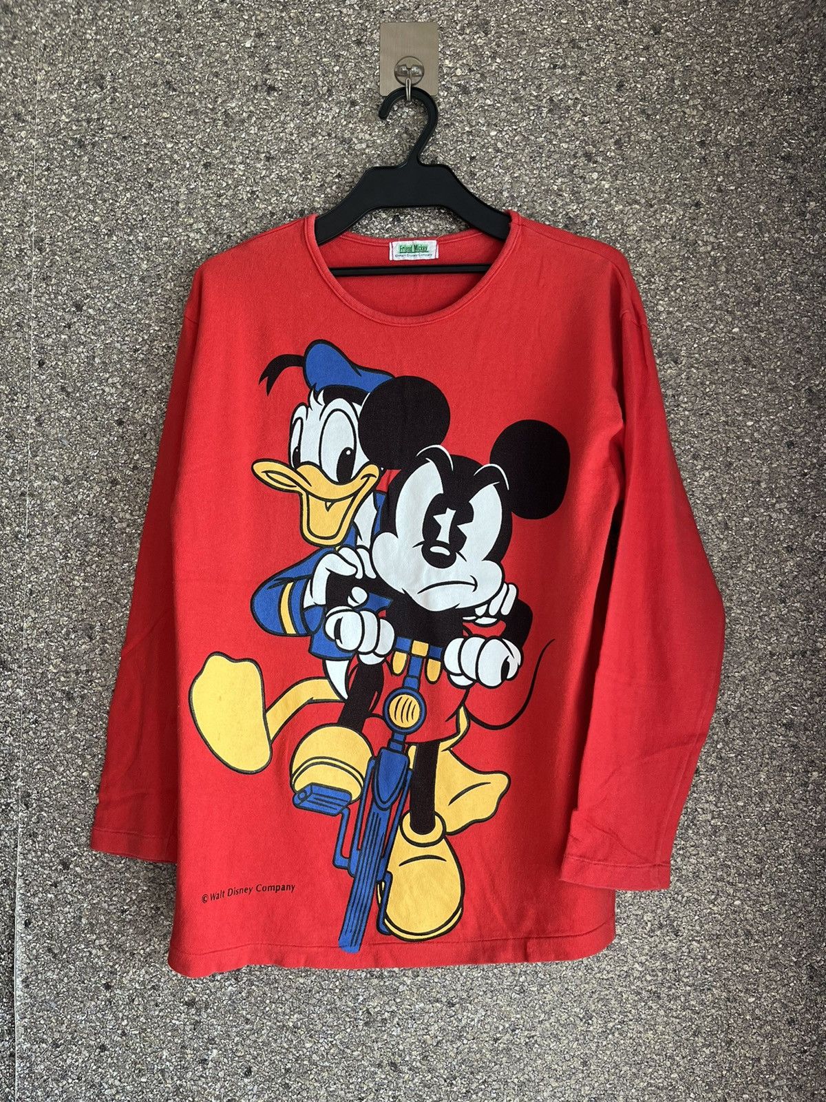 image of Made In USA x Vintage Friend Mickey Ft73 in Red, Men's (Size XL)