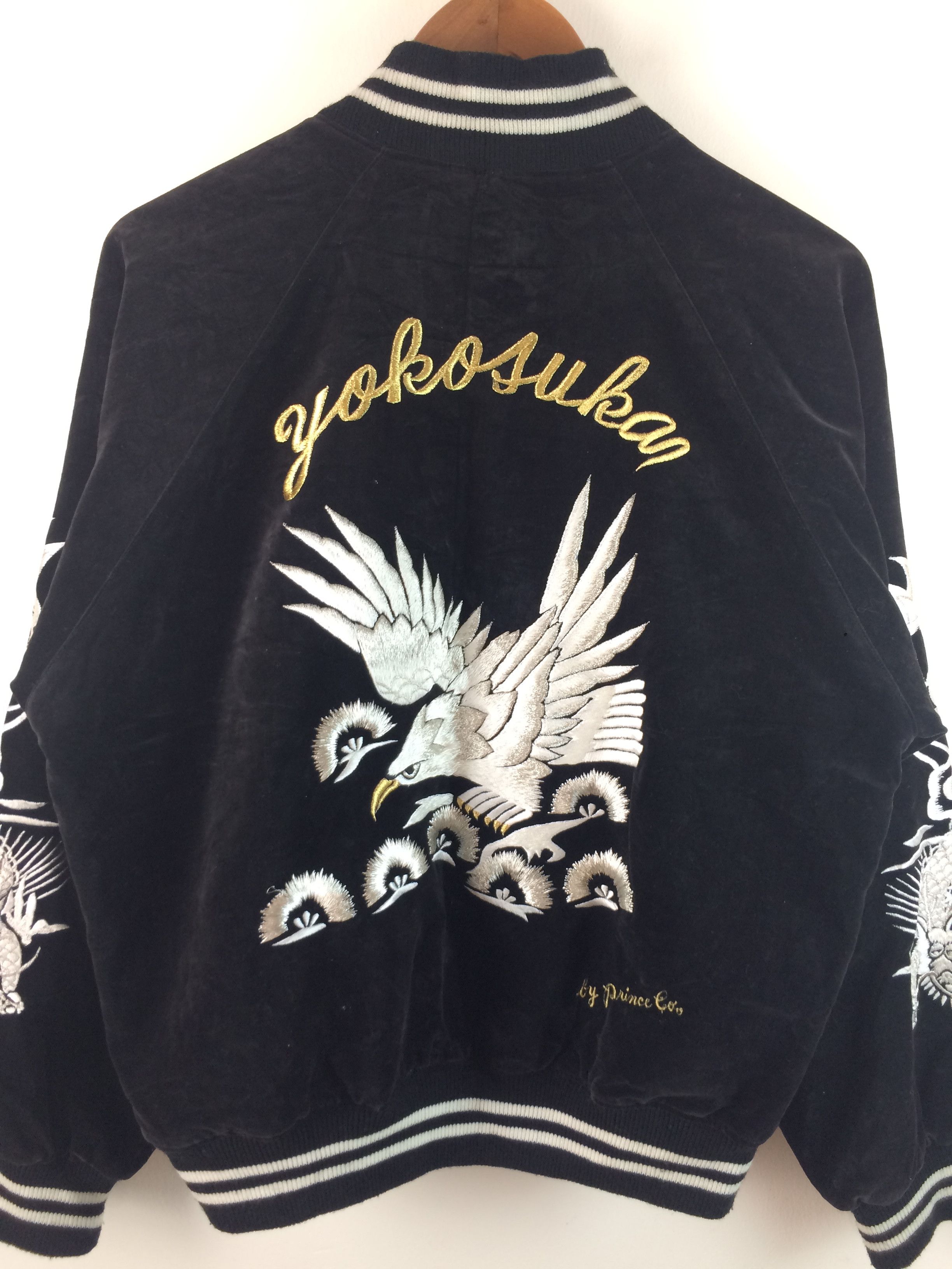 Vintage Vintage Eagle Yokosuka Velvet Sukajan Souvenir Jacket Size US M / EU 48-50 / 2 - 9 Thumbnail
