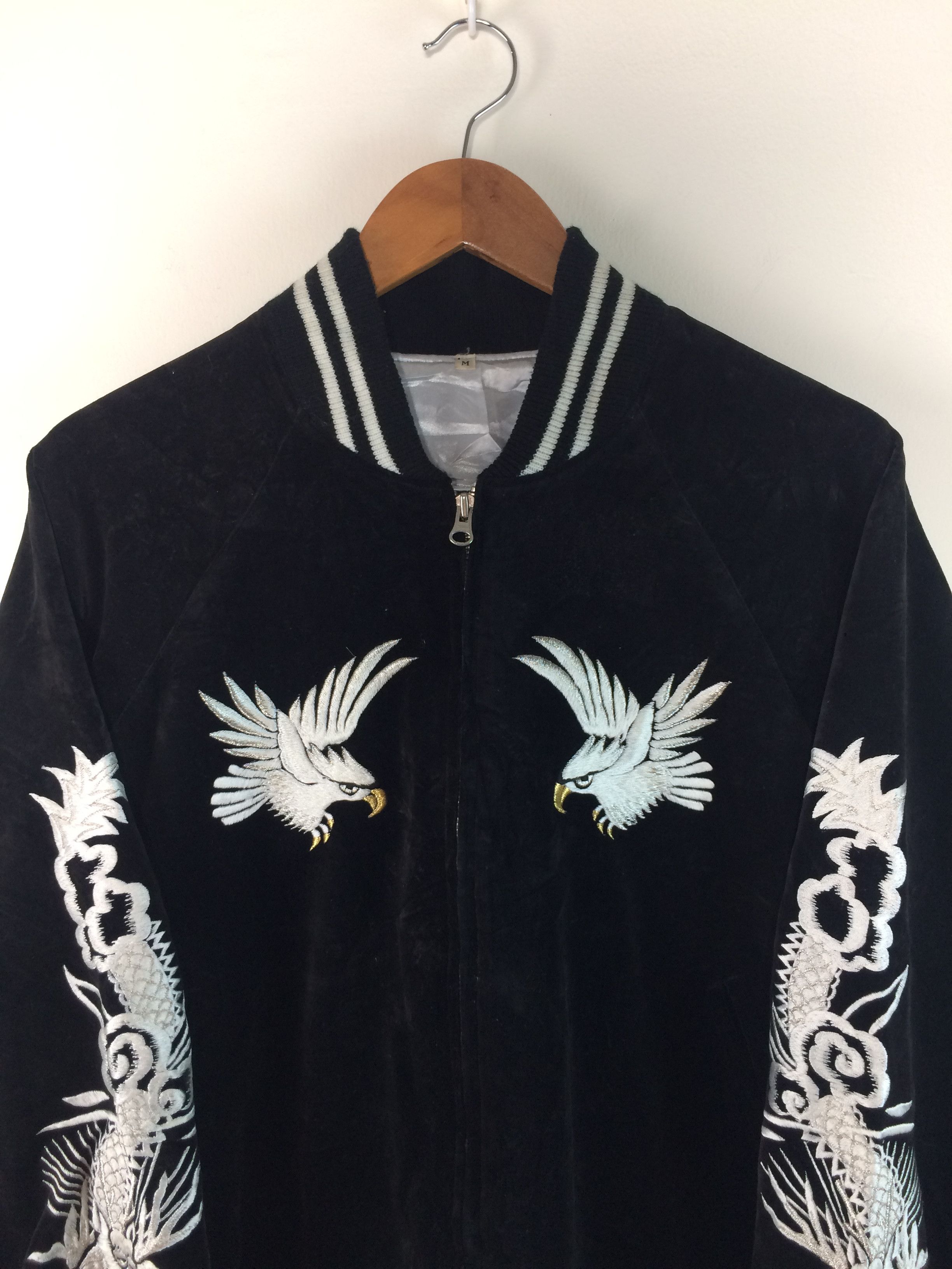 Vintage Vintage Eagle Yokosuka Velvet Sukajan Souvenir Jacket Size US M / EU 48-50 / 2 - 4 Thumbnail