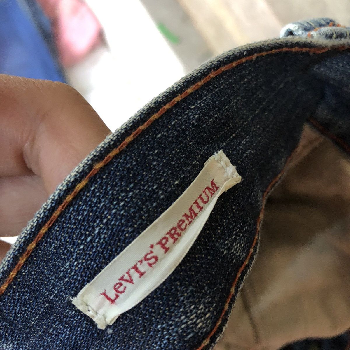 Levi's Levis Strauss Blue distressed Denim Jeans Pants #4582 Size US 32 / EU 48 - 20 Thumbnail