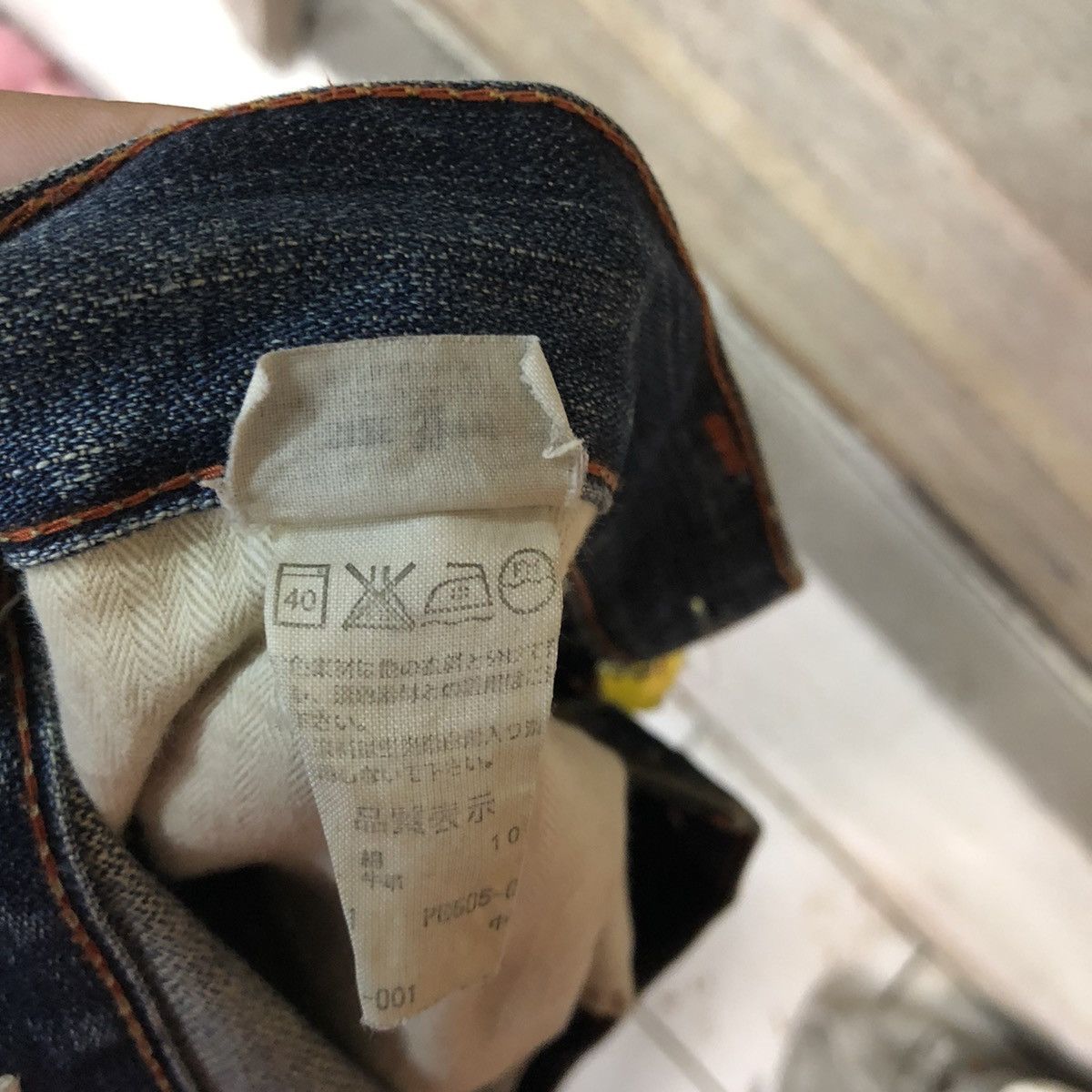 Levi's Levis Strauss Blue distressed Denim Jeans Pants #4582 Size US 32 / EU 48 - 19 Thumbnail