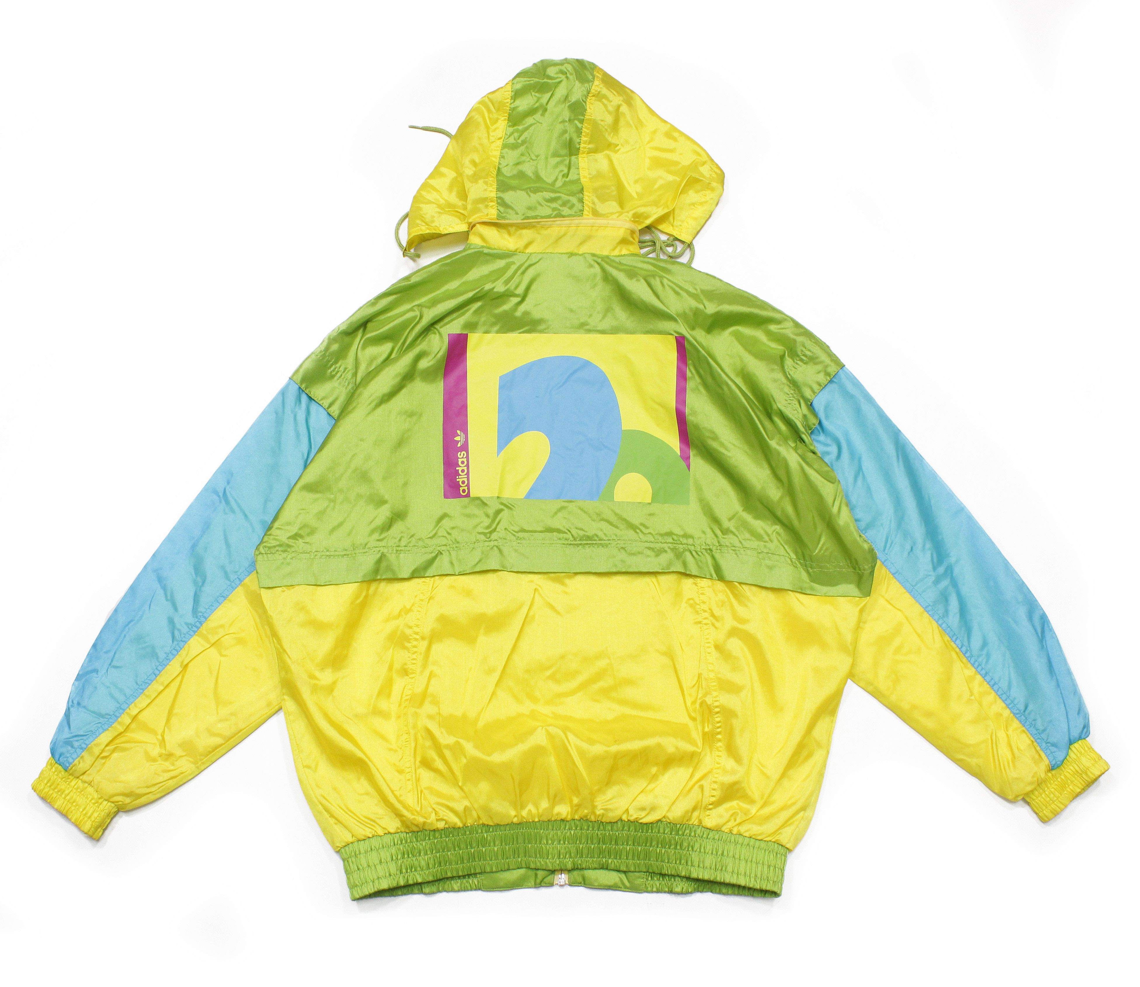Adidas 90S Logo Nylon Jacket Size US M / EU 48-50 / 2 - 2 Thumbnail