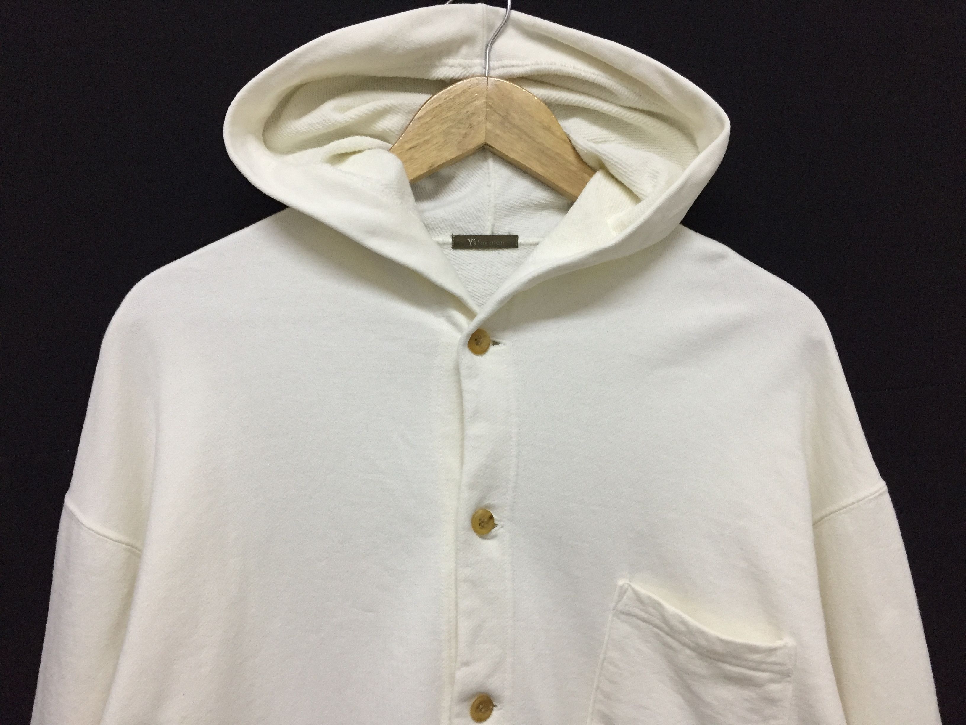 Yohji Yamamoto 80’s Y's For Men Yohji Yamamoto button up hoodie Size US L / EU 52-54 / 3 - 3 Thumbnail