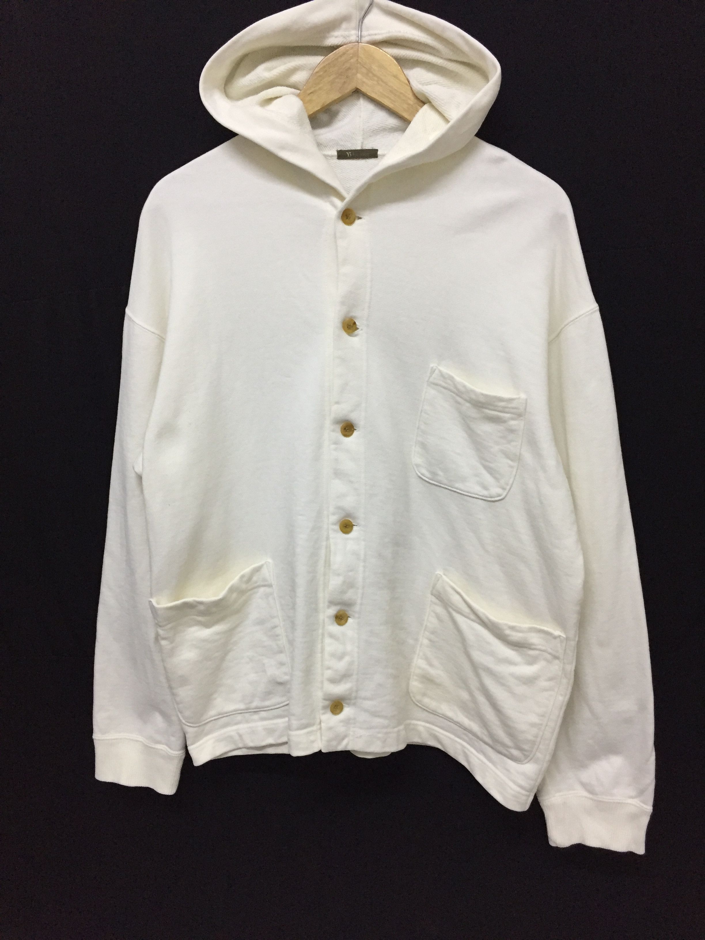 Yohji Yamamoto 80’s Y's For Men Yohji Yamamoto button up hoodie Size US L / EU 52-54 / 3 - 2 Thumbnail
