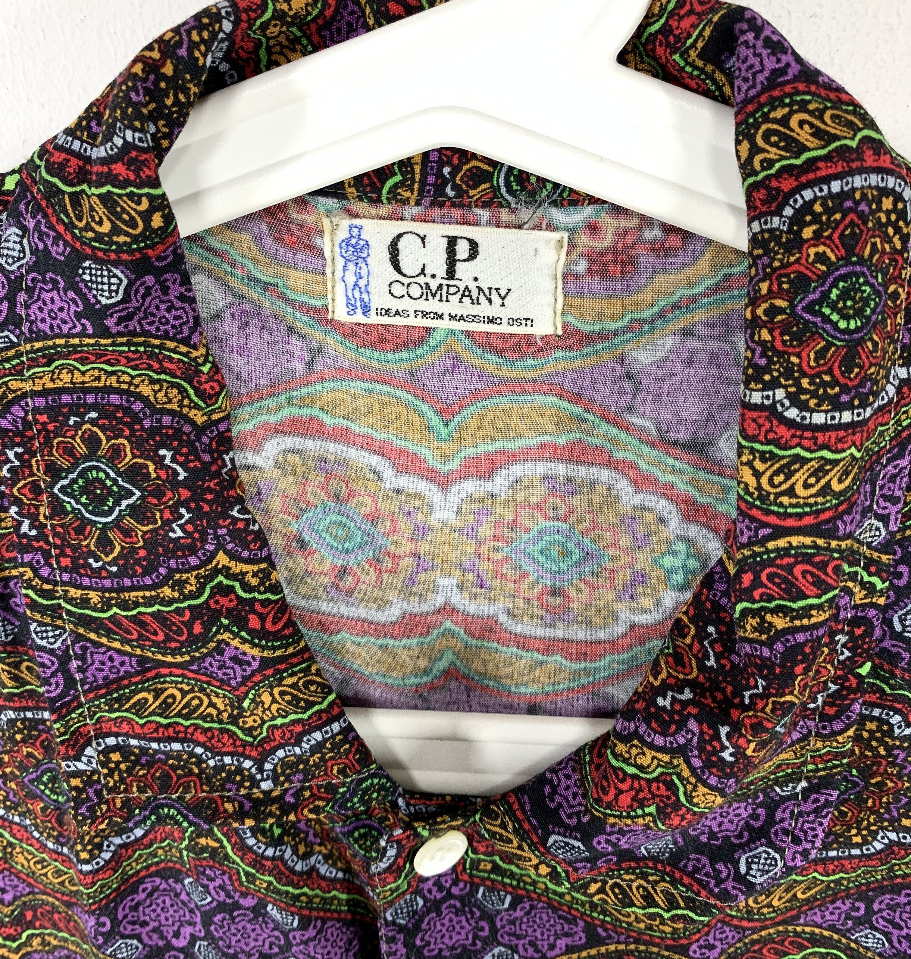 C.P. Company CP Company flower abstract all over print rayon shirt Size US M / EU 48-50 / 2 - 6 Thumbnail