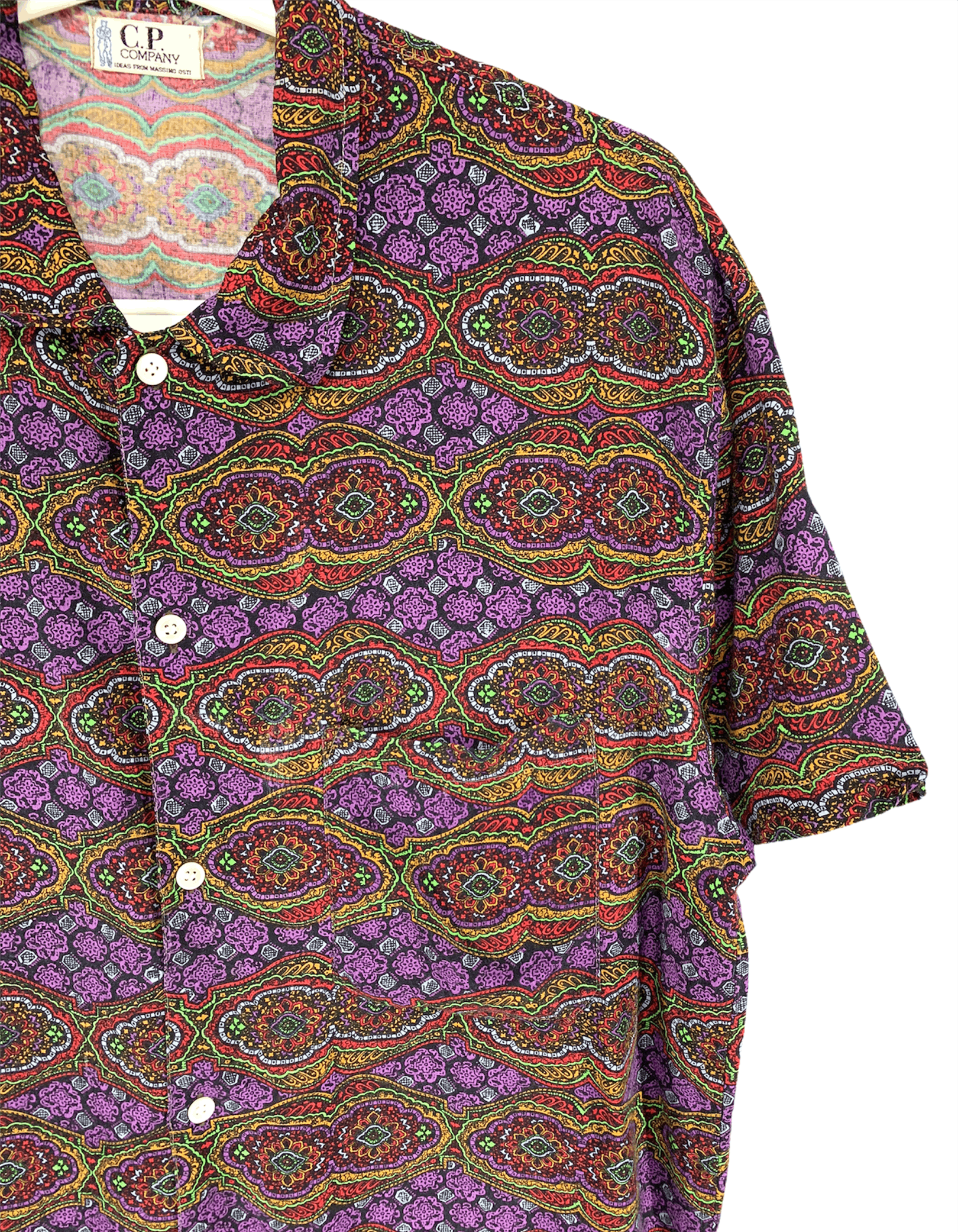 C.P. Company CP Company flower abstract all over print rayon shirt Size US M / EU 48-50 / 2 - 3 Thumbnail
