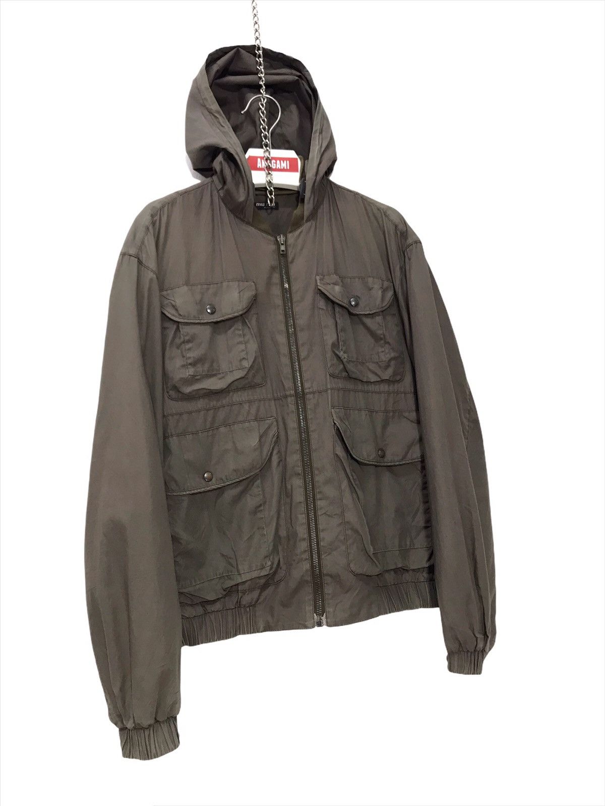 Miu Miu Miu Miu Military Style Hoodie Jacket Thin 2🟩6 Size US M / EU 48-50 / 2 - 2 Thumbnail