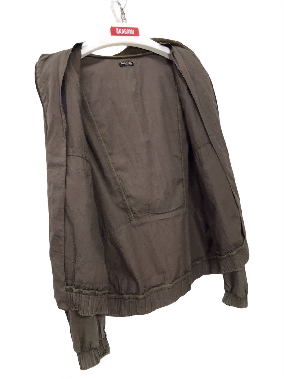 Miu Miu Miu Miu Military Style Hoodie Jacket Thin 2🟩6 Size US M / EU 48-50 / 2 - 5 Thumbnail
