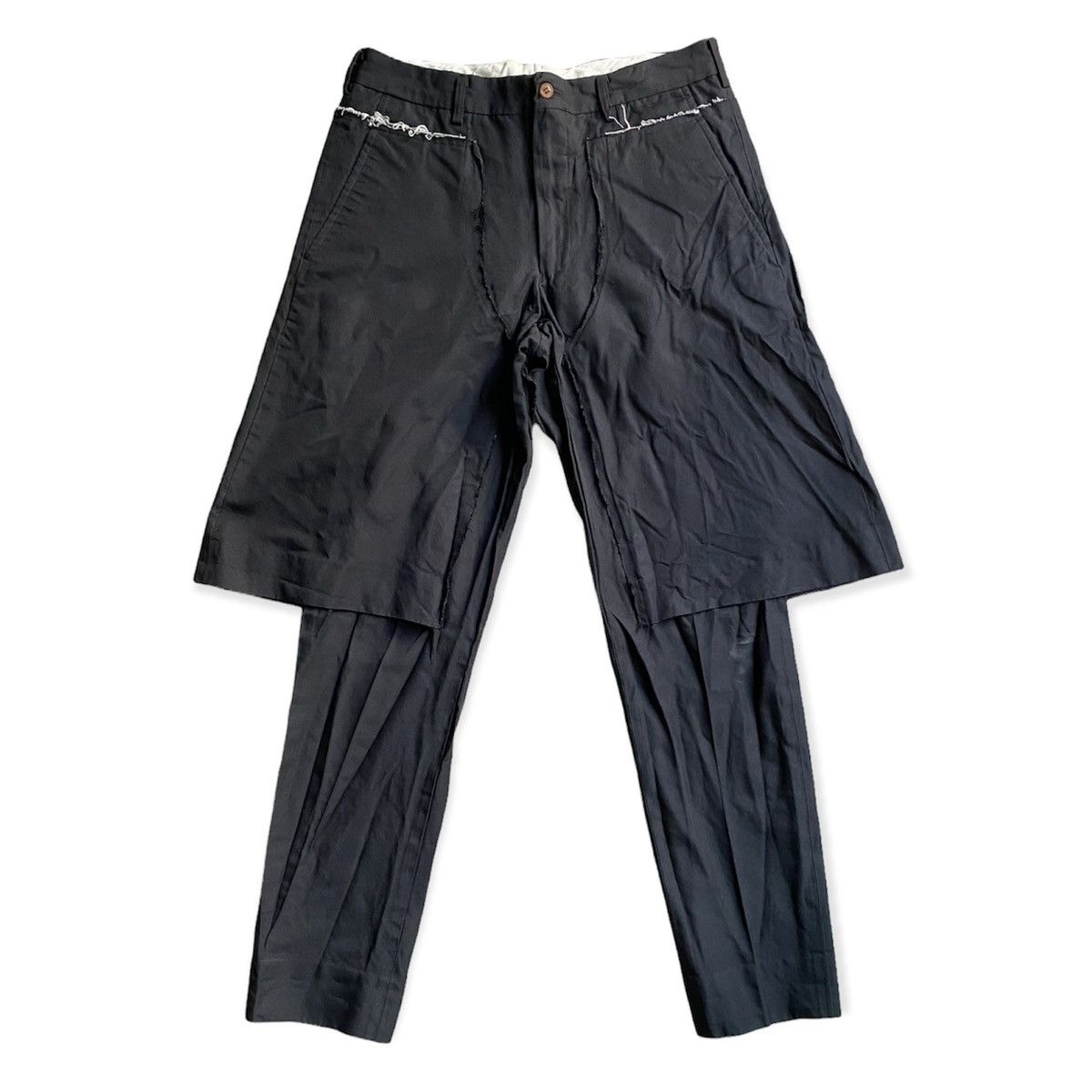 Comme des Garcons SS17 Double Layer Deconstructed Pants Size US 32 / EU 48 - 3 Thumbnail