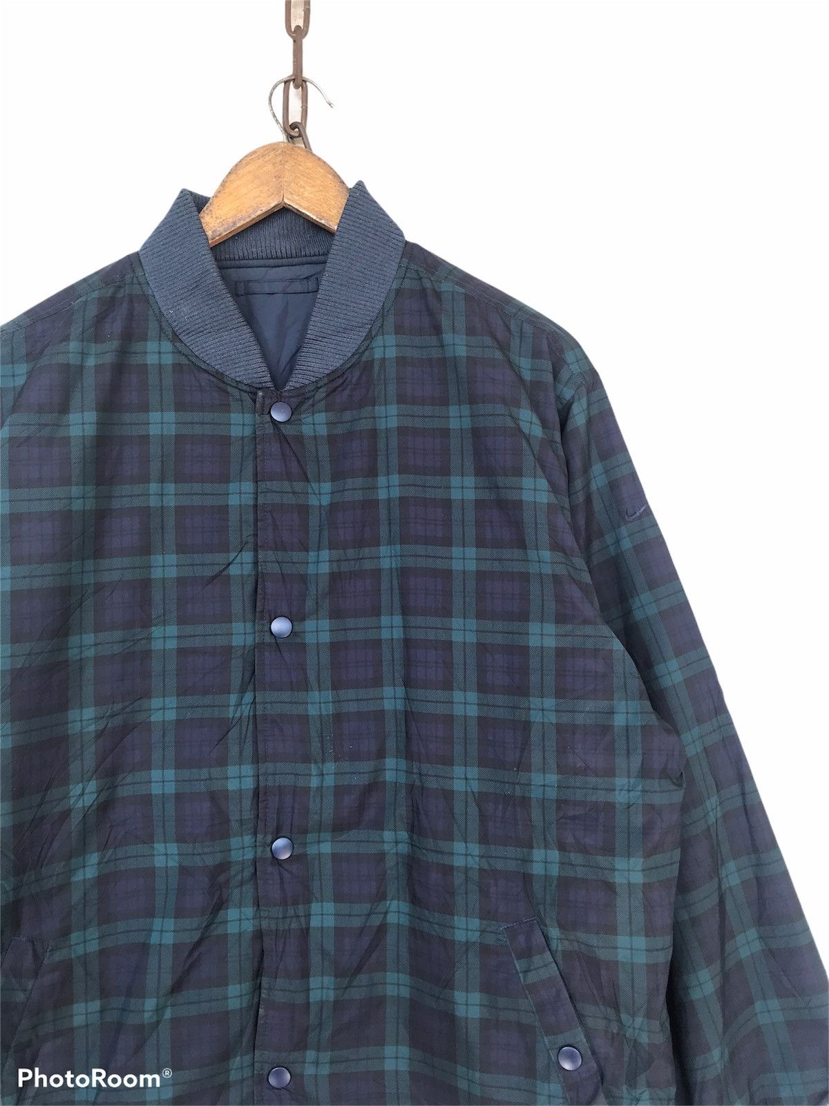 Nike × Vintage Vintage Nike Tartan Riversible Jacket Size US L / EU 52-54 / 3 - 6 Thumbnail