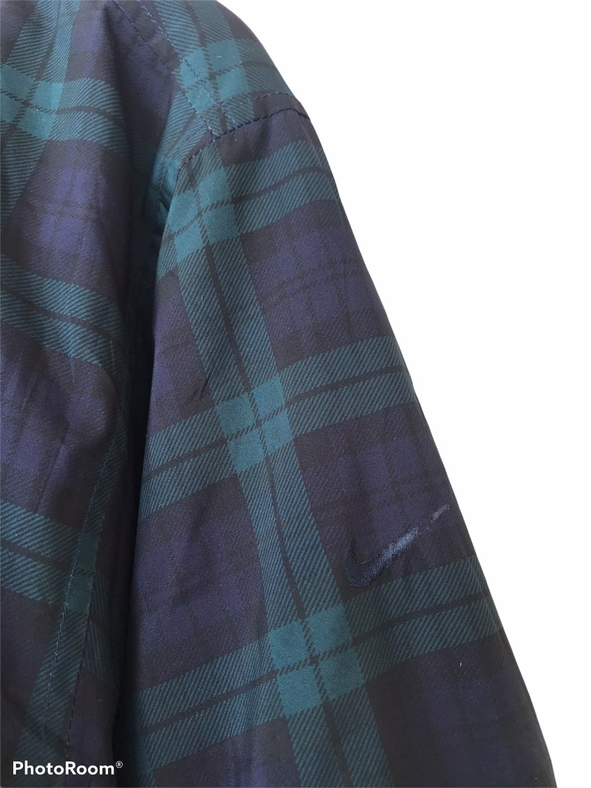 Nike × Vintage Vintage Nike Tartan Riversible Jacket Size US L / EU 52-54 / 3 - 4 Thumbnail