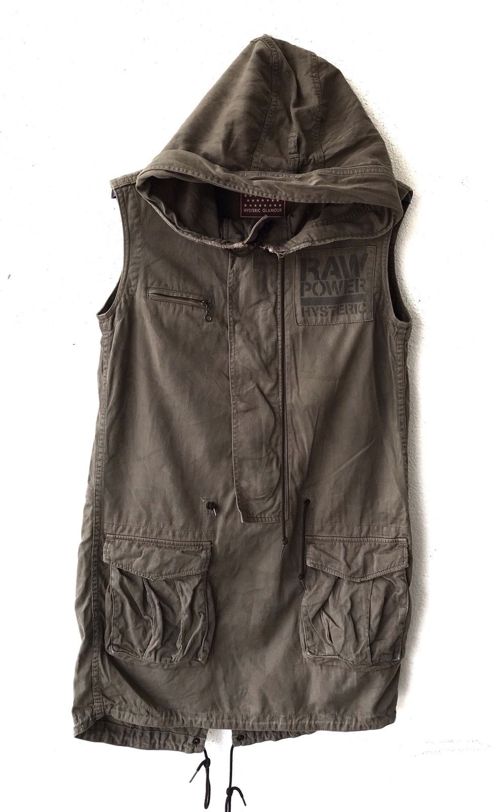 Hysteric Glamour Made In Japan Hysteric Glamour Hooded Vest Jackets Size US S / EU 44-46 / 1 - 1 Thumbnail