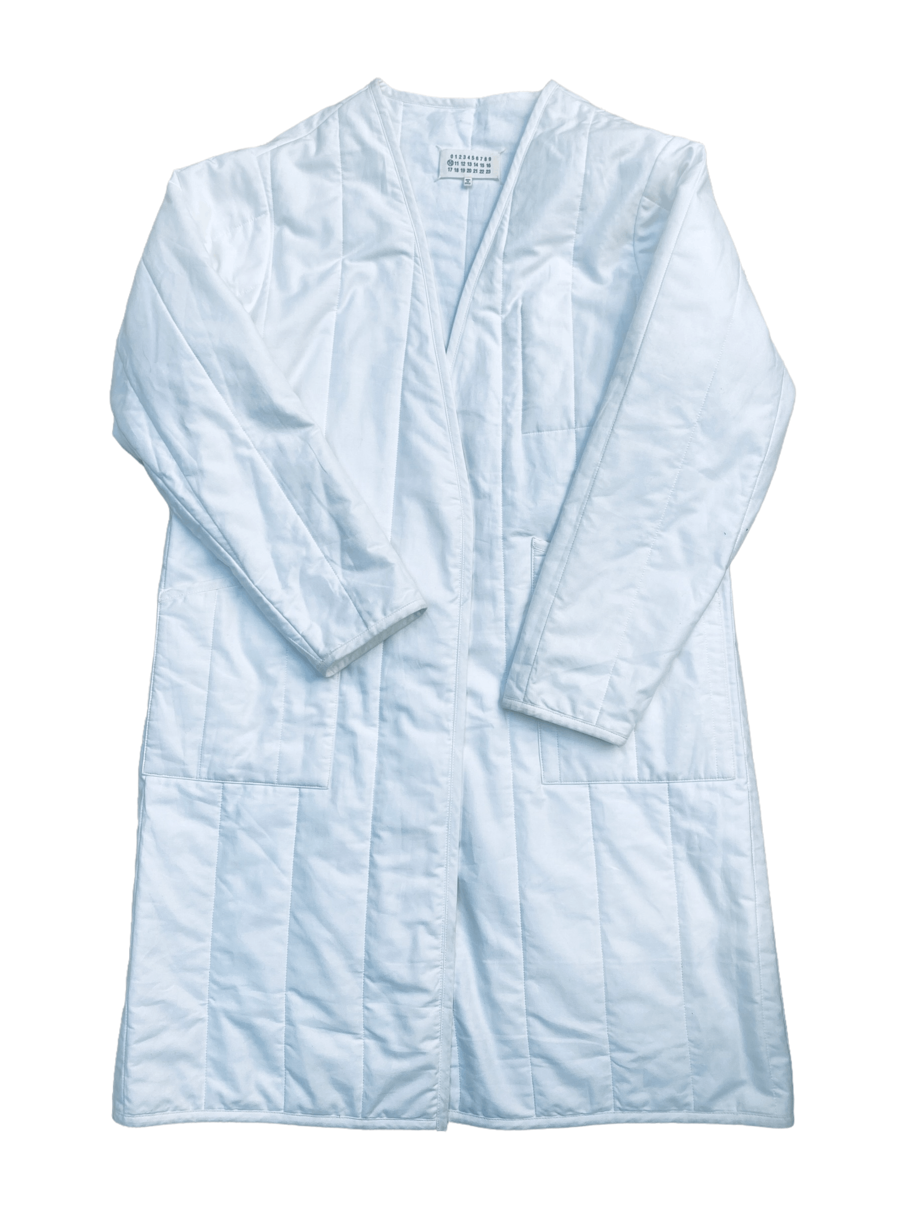 Maison Margiela White Padded Lab Coat Size US S / EU 44-46 / 1 - 1 Thumbnail