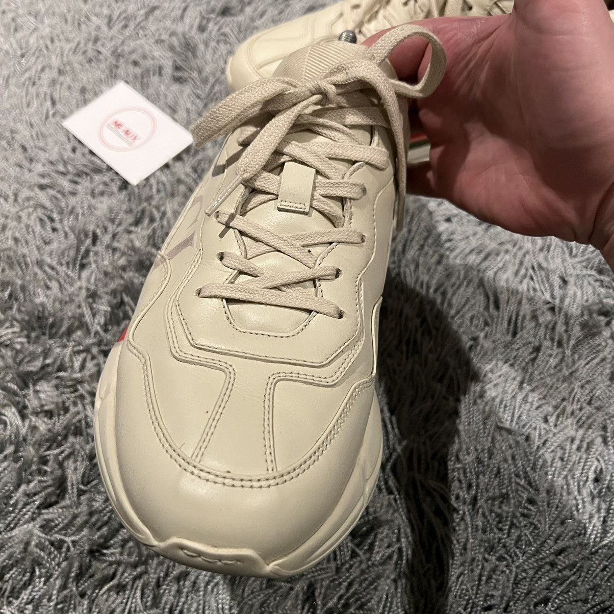 Gucci Gucci Rython sneakers gently used 7 GG logo stripe Size US 8.5 / EU 41-42 - 8 Thumbnail