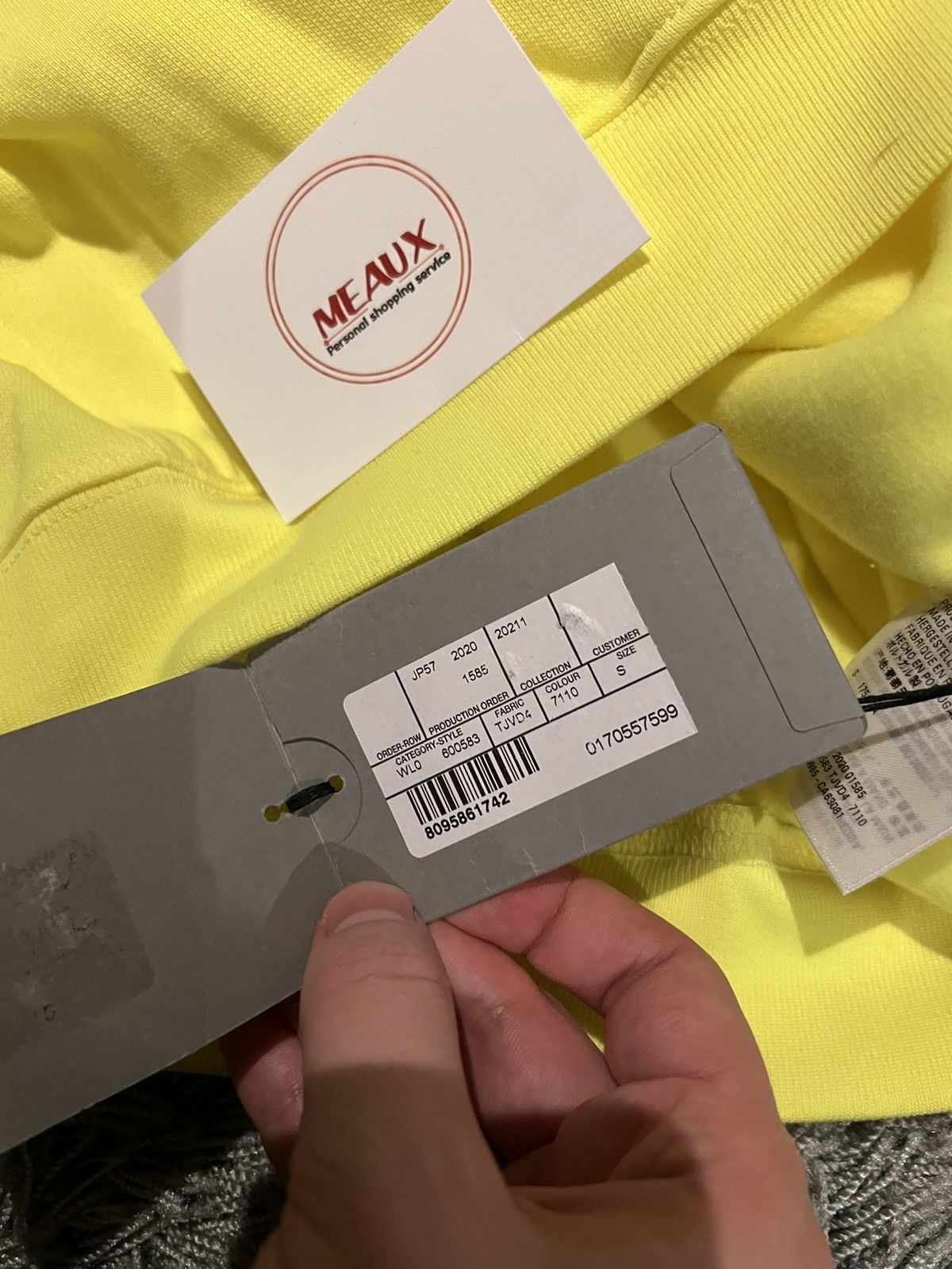 Balenciaga Balenciaga Campaign neon yellow hoodie sweatshirt bnwt logo Size US S / EU 44-46 / 1 - 8 Thumbnail