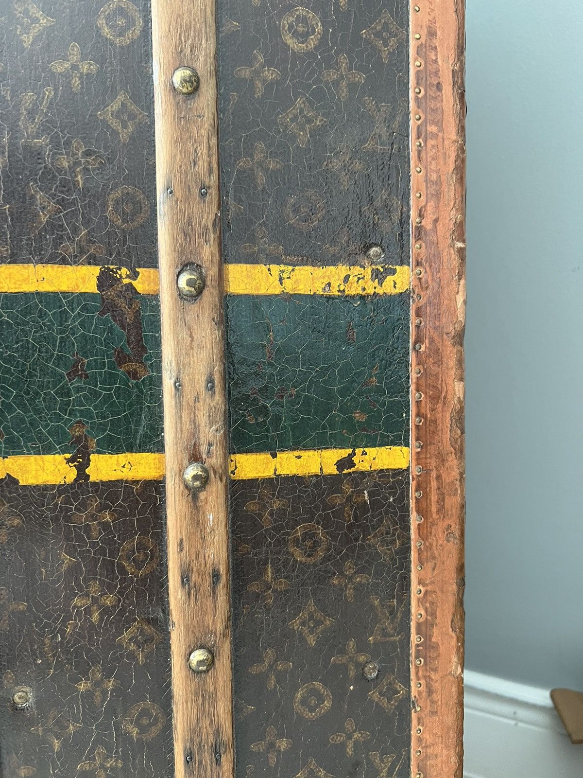 Louis Vuitton 1930s LV Trunk Grand Wardrobe 65 & 1950 Hermes HAC55 birkin Size ONE SIZE - 9 Thumbnail