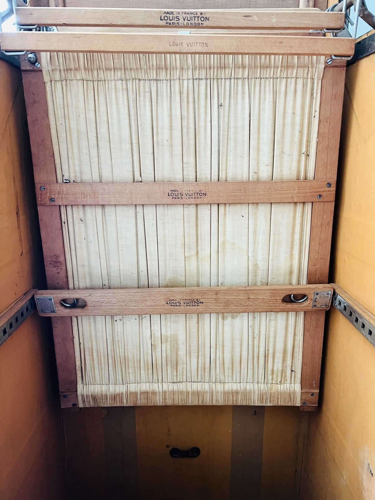 Louis Vuitton 1930s LV Trunk Grand Wardrobe 65 & 1950 Hermes HAC55 birkin Size ONE SIZE - 21 Thumbnail