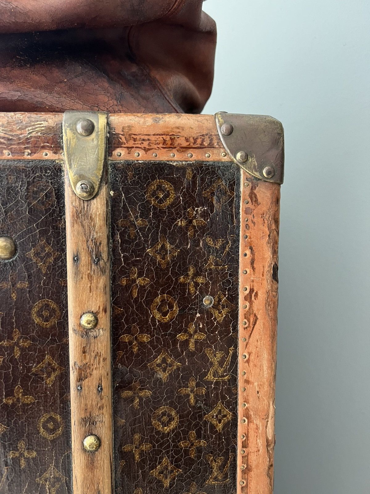 Louis Vuitton 1930s LV Trunk Grand Wardrobe 65 & 1950 Hermes HAC55 birkin Size ONE SIZE - 5 Thumbnail