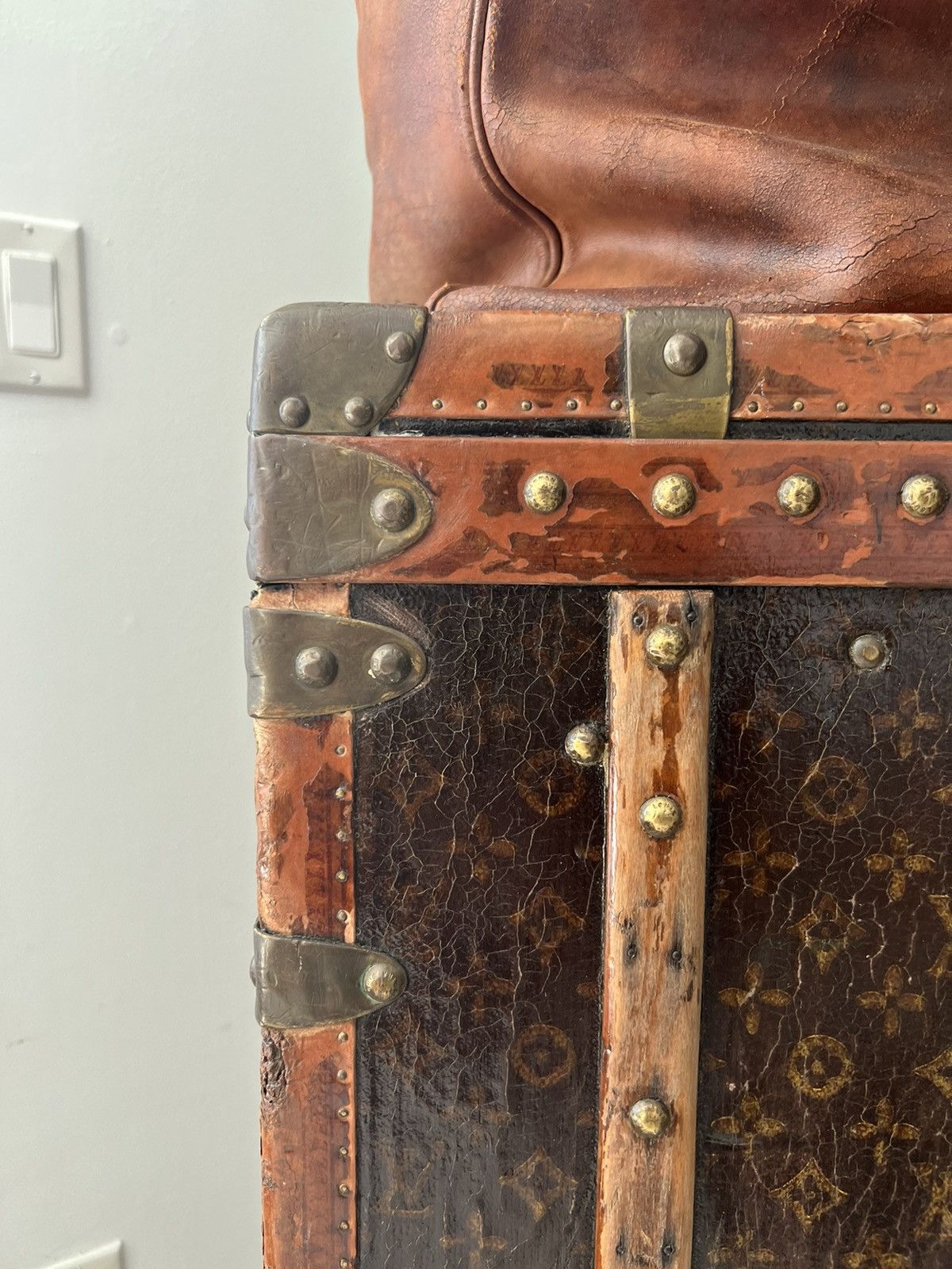 Louis Vuitton 1930s LV Trunk Grand Wardrobe 65 & 1950 Hermes HAC55 birkin Size ONE SIZE - 4 Thumbnail
