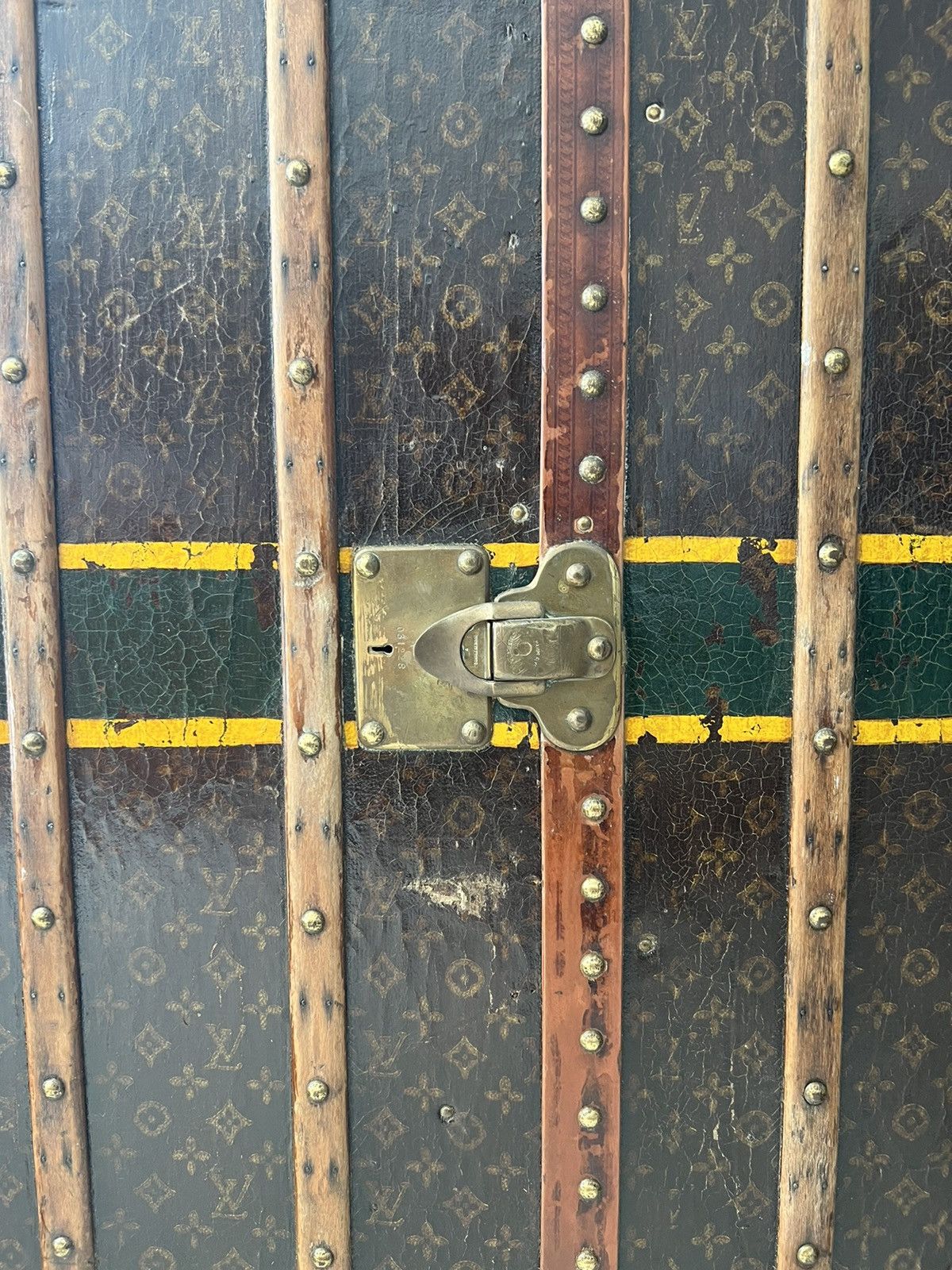 Louis Vuitton 1930s LV Trunk Grand Wardrobe 65 & 1950 Hermes HAC55 birkin Size ONE SIZE - 3 Thumbnail