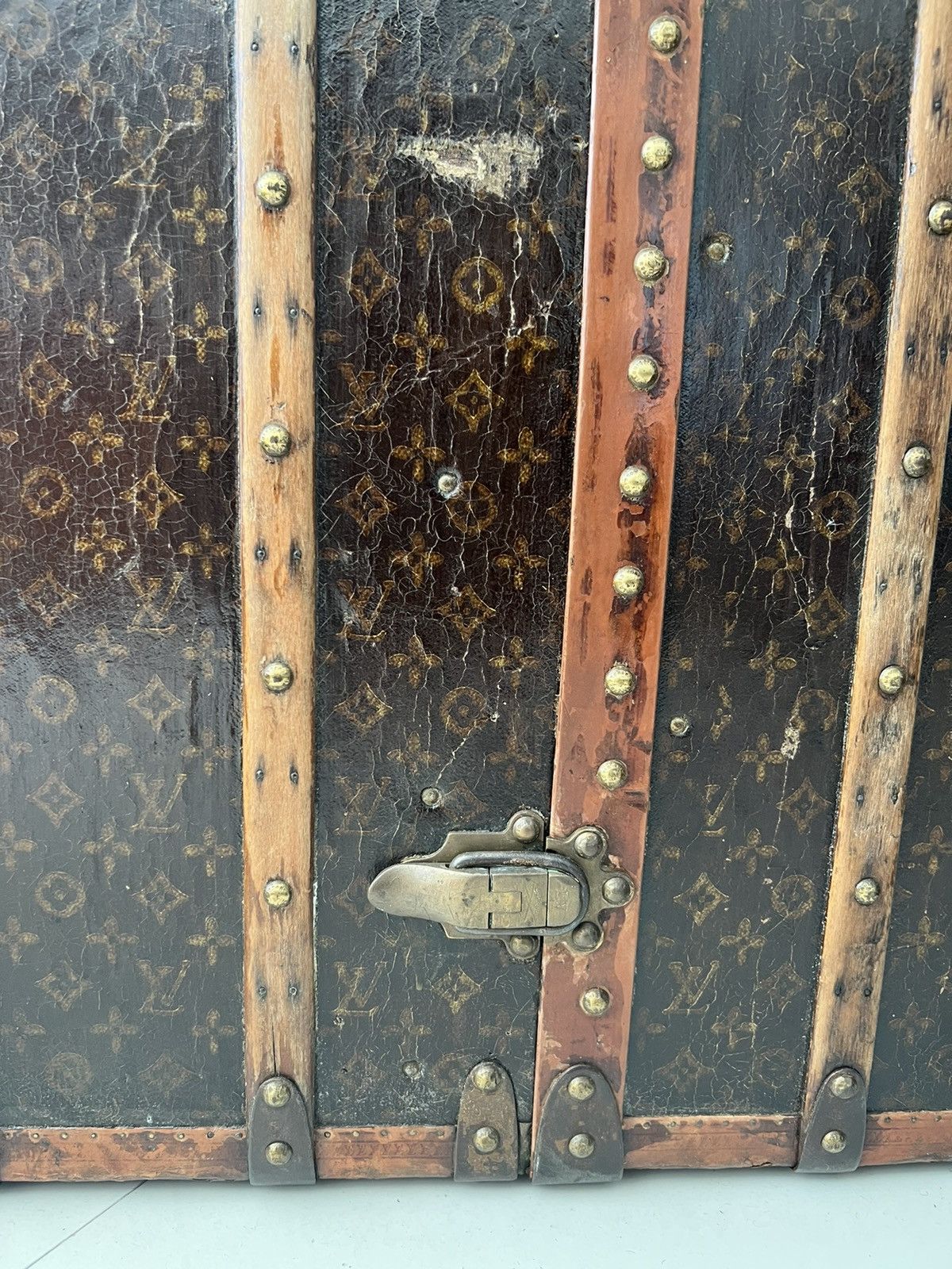Louis Vuitton 1930s LV Trunk Grand Wardrobe 65 & 1950 Hermes HAC55 birkin Size ONE SIZE - 7 Thumbnail
