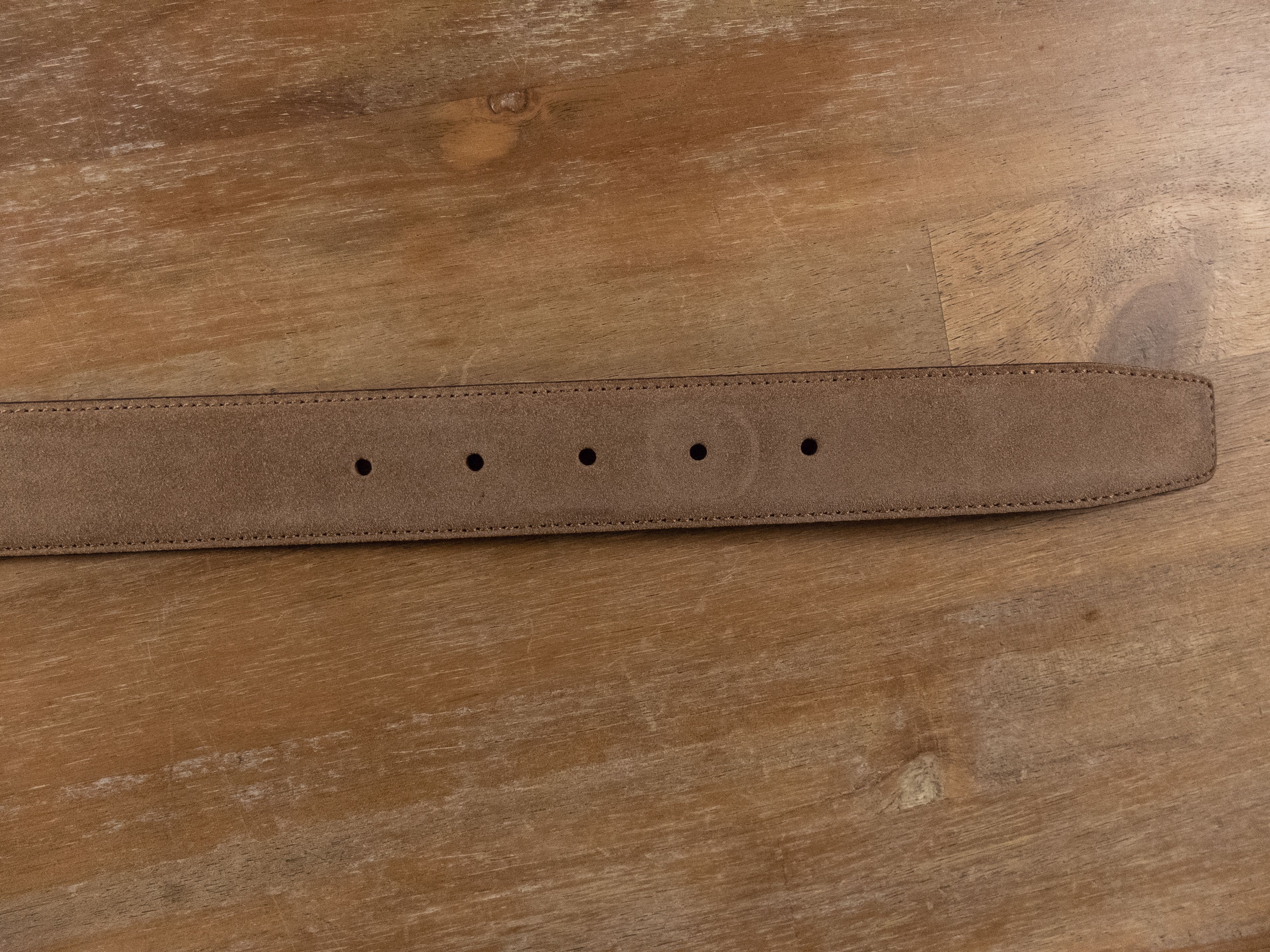 Santoni SANTONI brown suede belt 110 (fits size 42 inch waist best) Size 42 - 3 Thumbnail