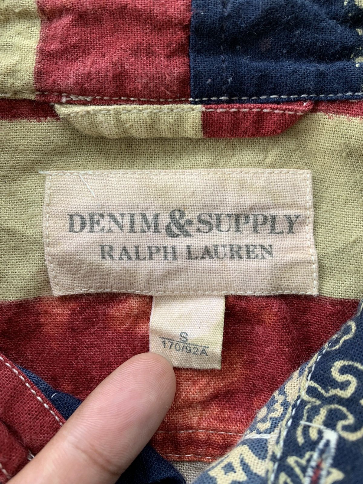 Denim & Supply Ralph Lauren 💸BINDINGOFFER💸 RL Patches Work Design US Flag Shirt Size US S / EU 44-46 / 1 - 3 Thumbnail