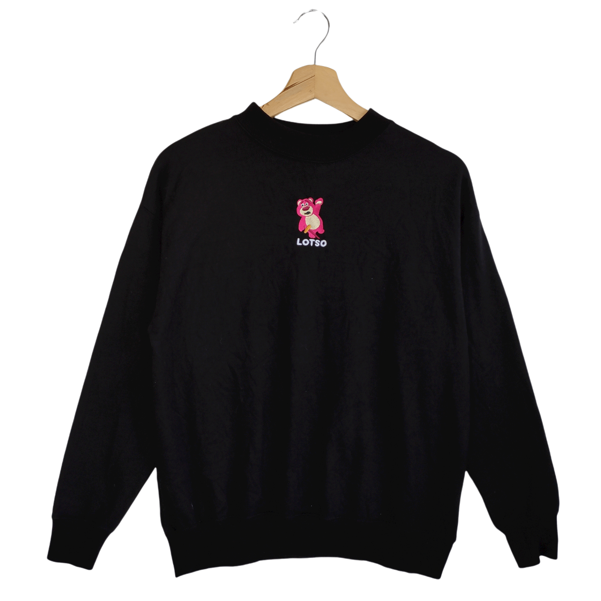 image of Cartoon Network x Character Hero Toy Story Lotso Character Sweatshirts in Black, Women's (Size Medi
