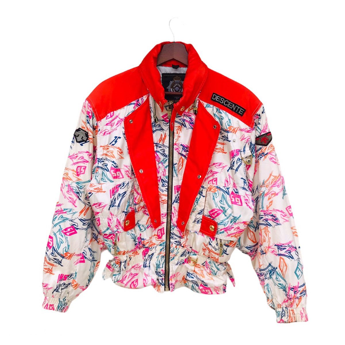 Descente Deccente Racing multicolor jacket Medium made in japan Size US M / EU 48-50 / 2 - 6 Thumbnail
