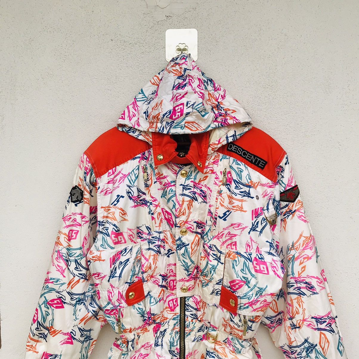 Descente Deccente Racing multicolor jacket Medium made in japan Size US M / EU 48-50 / 2 - 14 Thumbnail