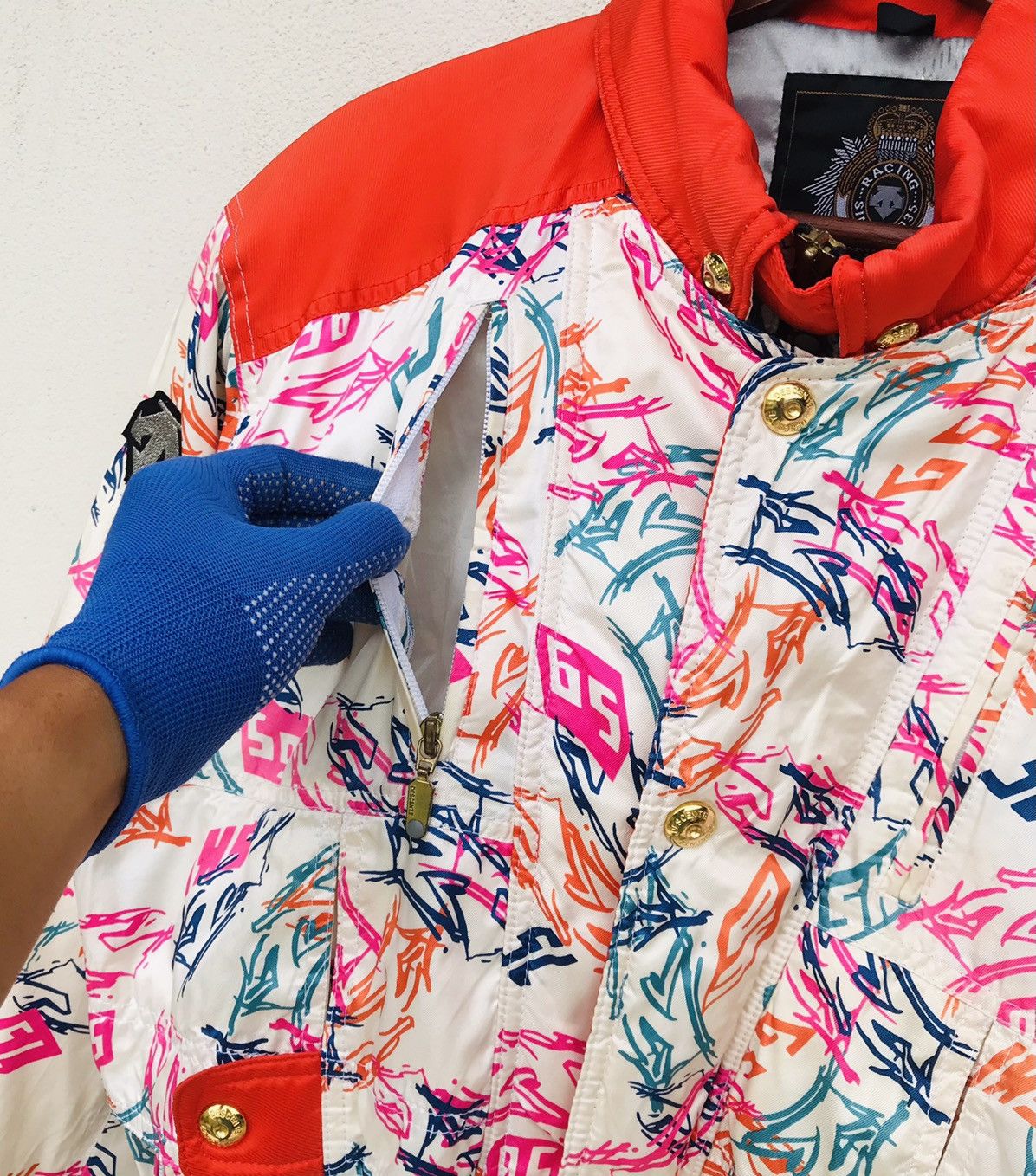 Descente Deccente Racing multicolor jacket Medium made in japan Size US M / EU 48-50 / 2 - 9 Thumbnail