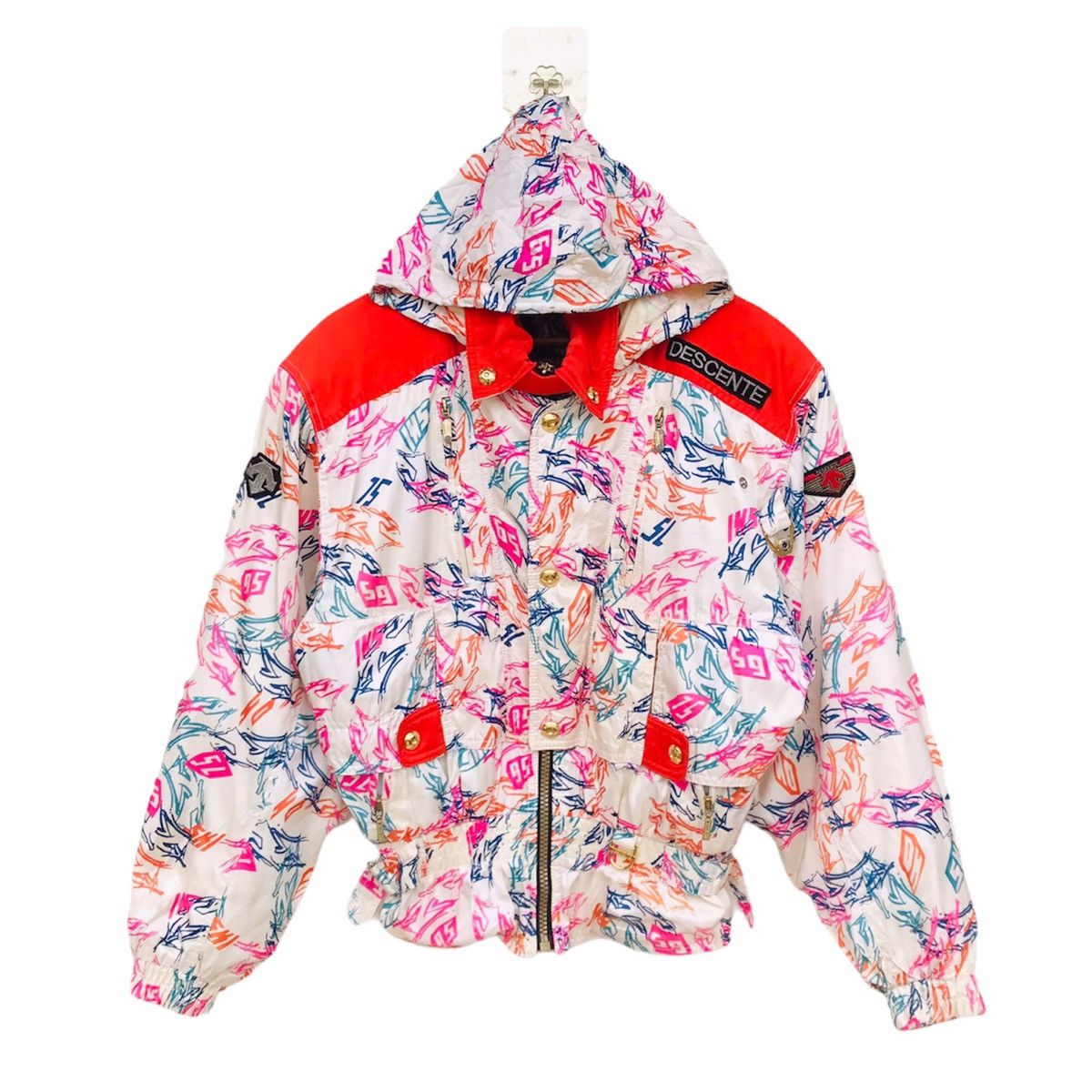 Descente Deccente Racing multicolor jacket Medium made in japan Size US M / EU 48-50 / 2 - 1 Thumbnail