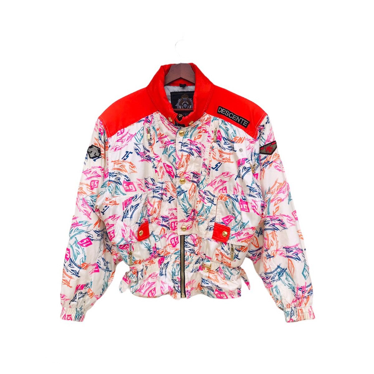 Descente Deccente Racing multicolor jacket Medium made in japan Size US M / EU 48-50 / 2 - 2 Thumbnail