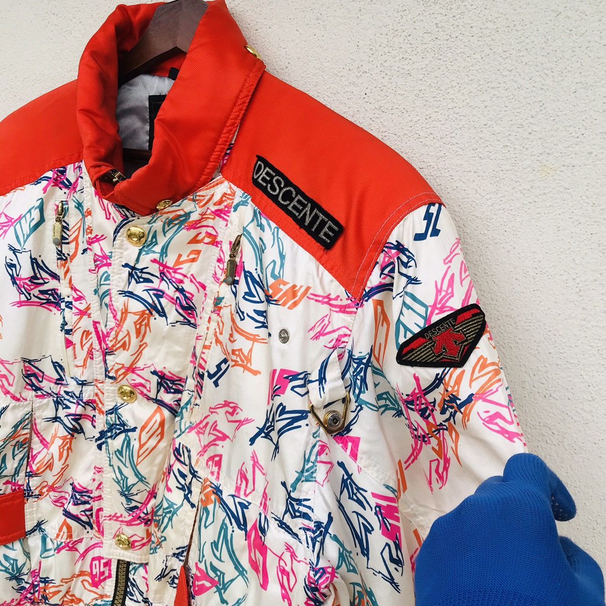 Descente Deccente Racing multicolor jacket Medium made in japan Size US M / EU 48-50 / 2 - 8 Thumbnail