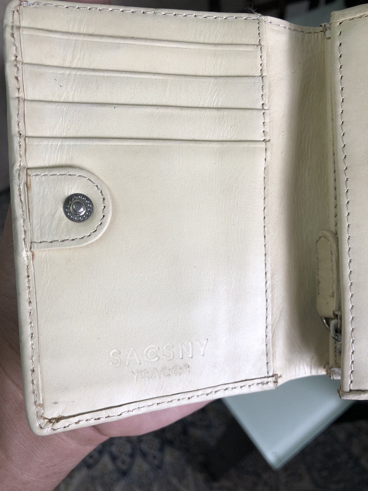 Japanese Brand Vintage Yohji Yamamoto Y'saccs Monogram Wallet Women Size ONE SIZE - 12 Thumbnail