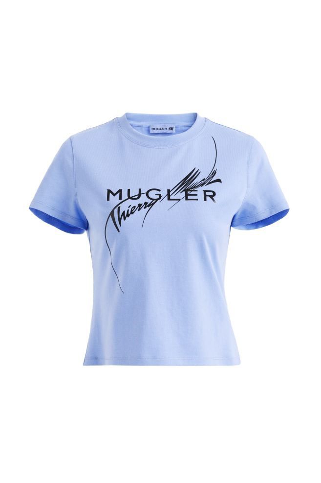 H&M Printed Fitted T-shirt Size S / US 4 / IT 40 - 3 Thumbnail