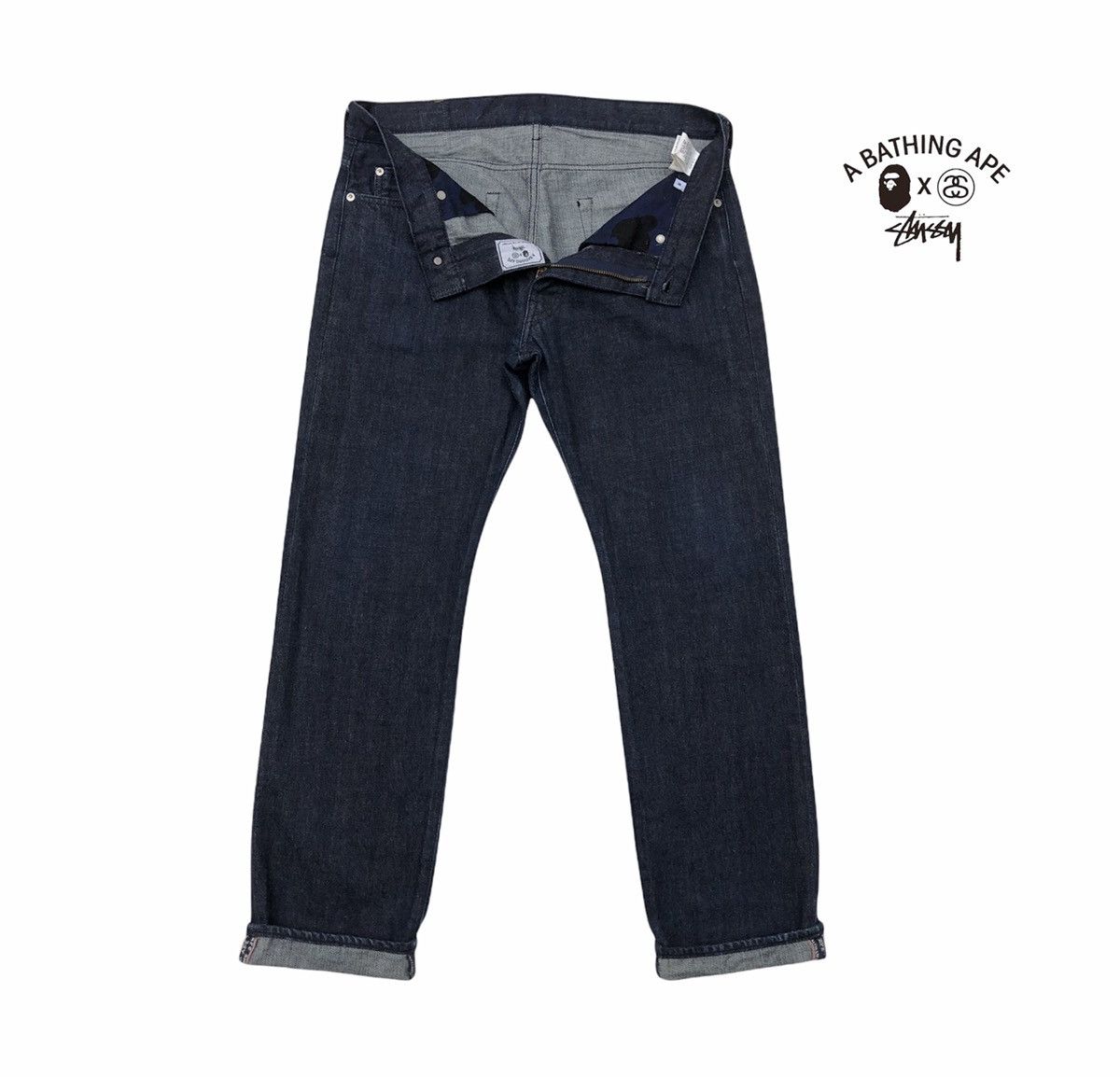 Bape × Stussy Bape x Stussy Selvedge Denim Size US 34 / EU 50 - 3 Thumbnail