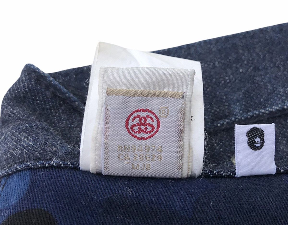 Bape × Stussy Bape x Stussy Selvedge Denim Size US 34 / EU 50 - 19 Thumbnail