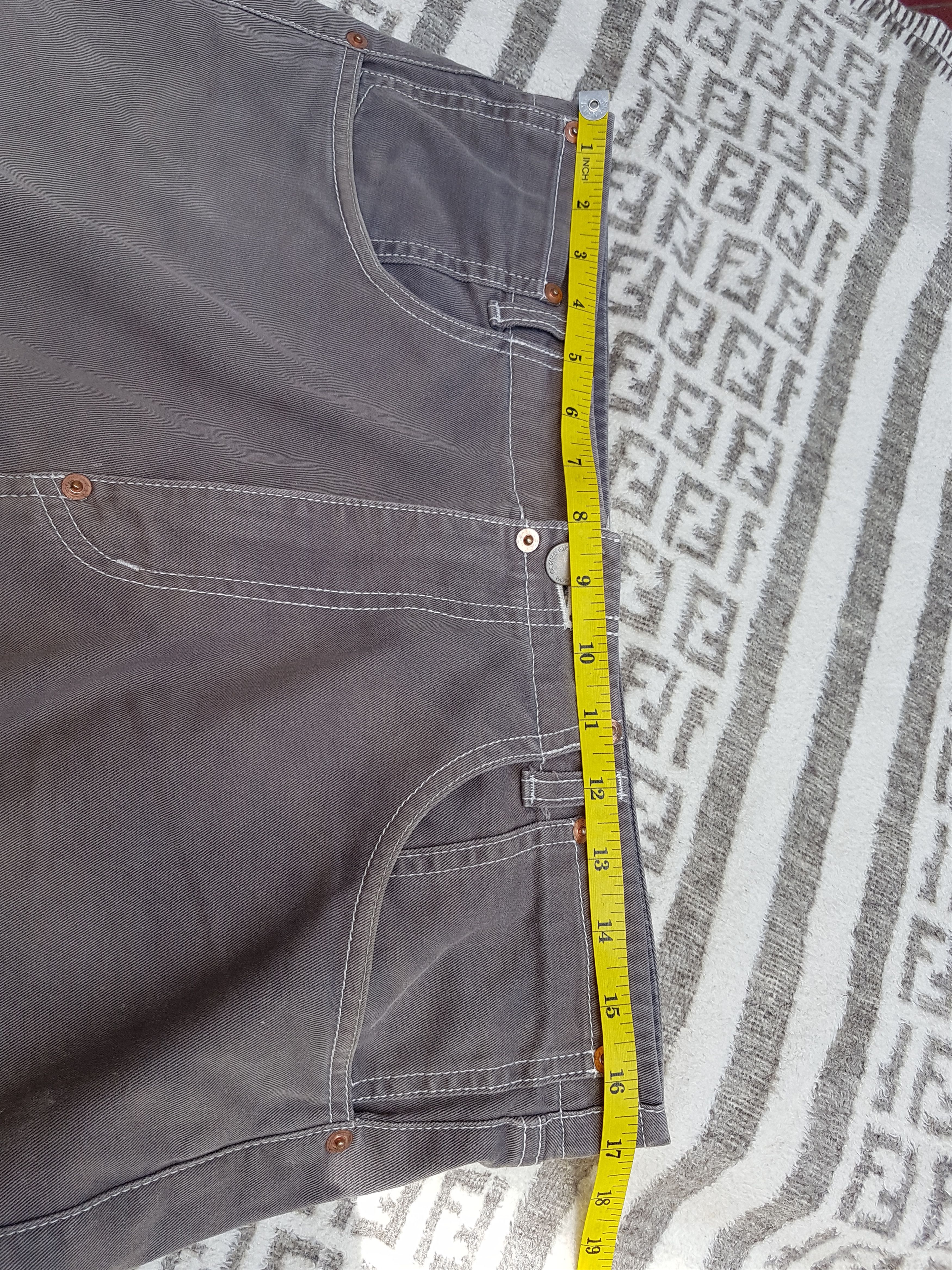 Comme des Garcons AD 2001 Comme Des Garcons Homme Washed Distressed Pants Size US 31 - 13 Thumbnail