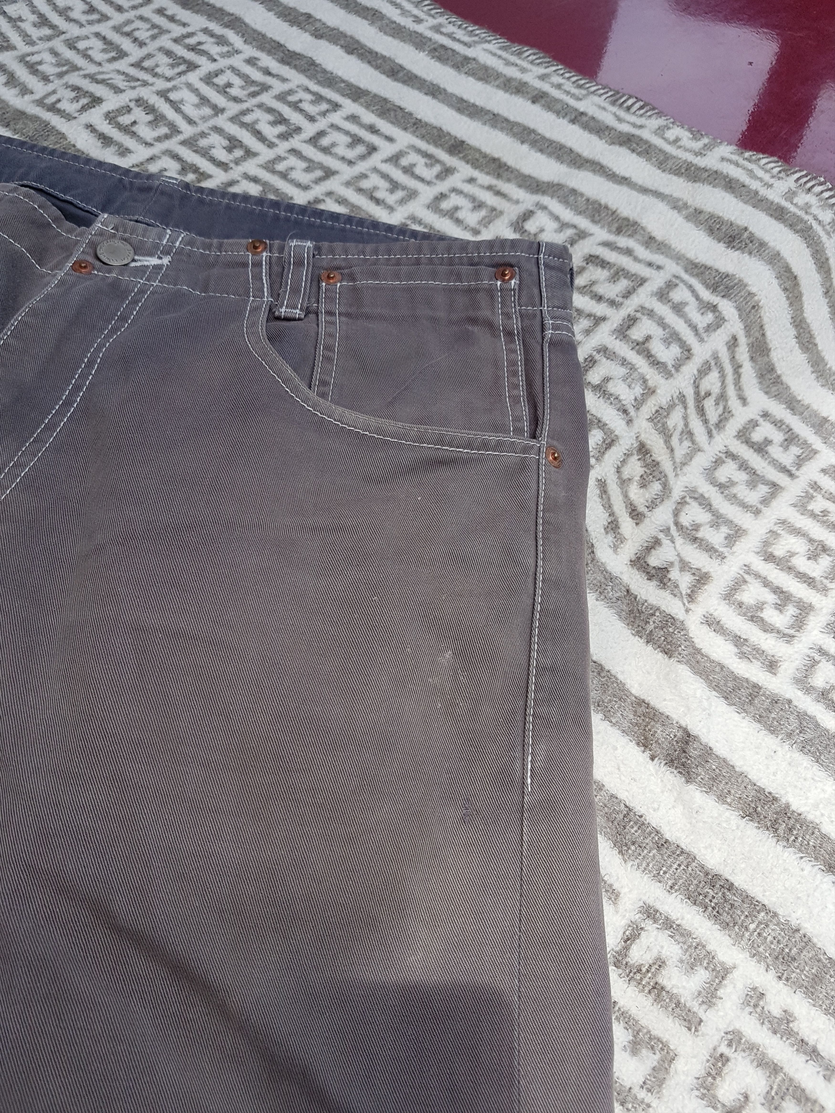 Comme des Garcons AD 2001 Comme Des Garcons Homme Washed Distressed Pants Size US 31 - 3 Thumbnail
