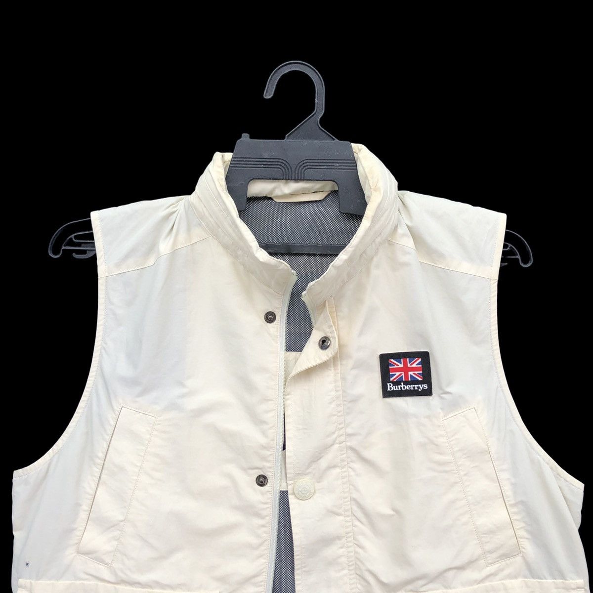 Burberry 🔥Vintage 90s Burberrys Prorsum Nylon Vest Jacket Size US M / EU 48-50 / 2 - 4 Thumbnail