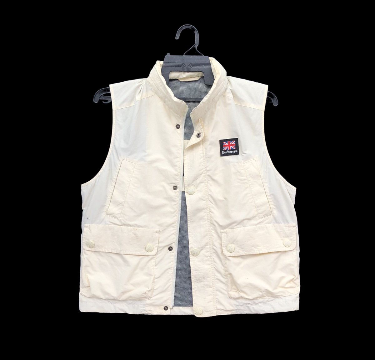 Burberry 🔥Vintage 90s Burberrys Prorsum Nylon Vest Jacket Size US M / EU 48-50 / 2 - 2 Thumbnail