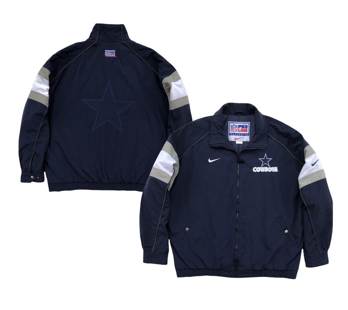 Nike Vintage Nike 90s Cowbows NFL Embroidery Bomber Jacket Size US XXL / EU 58 / 5 - 1 Thumbnail