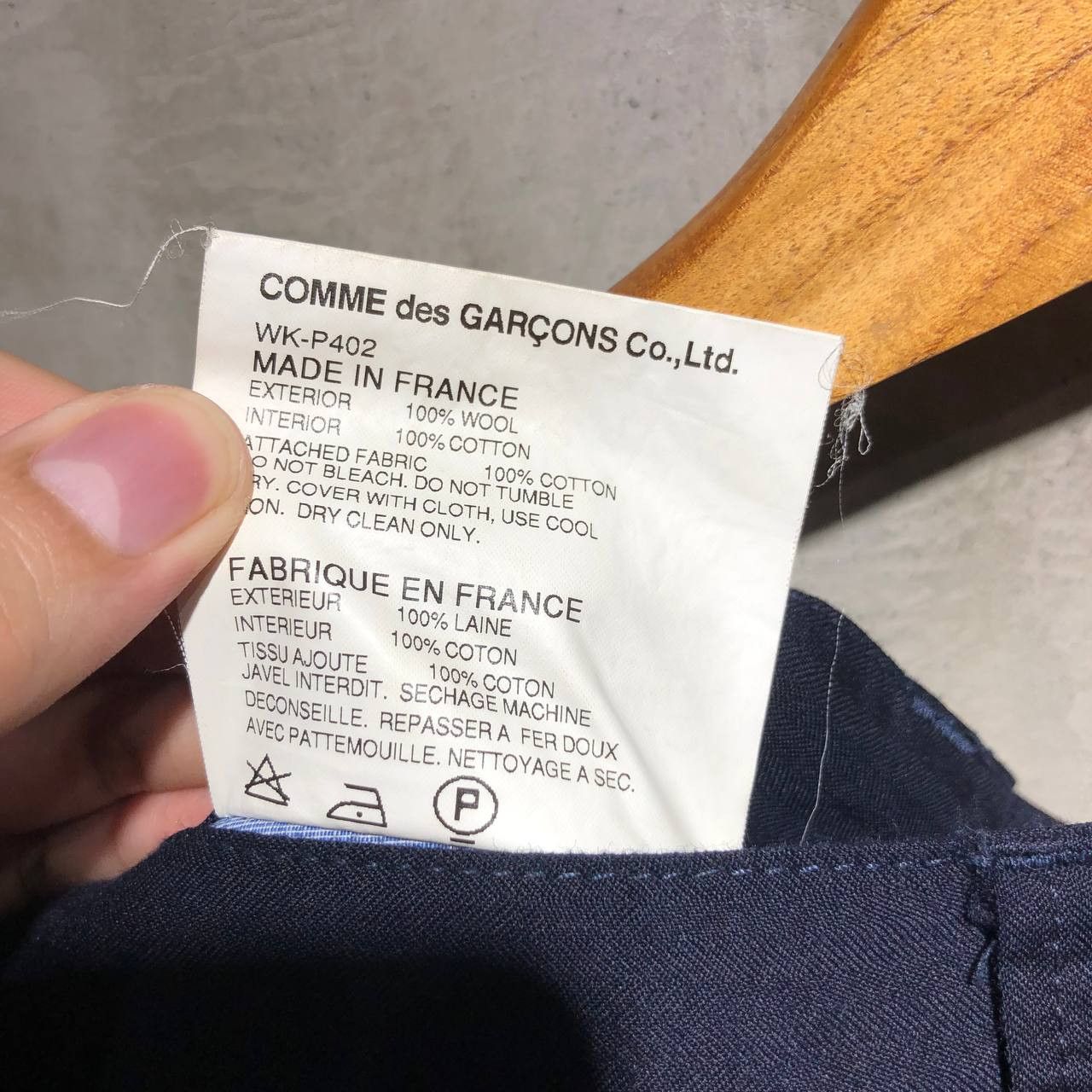 Comme des Garcons Comme Des Garcon x Junya Watanabe FW 12 Wool Knee pants Size US 30 / EU 46 - 16 Thumbnail