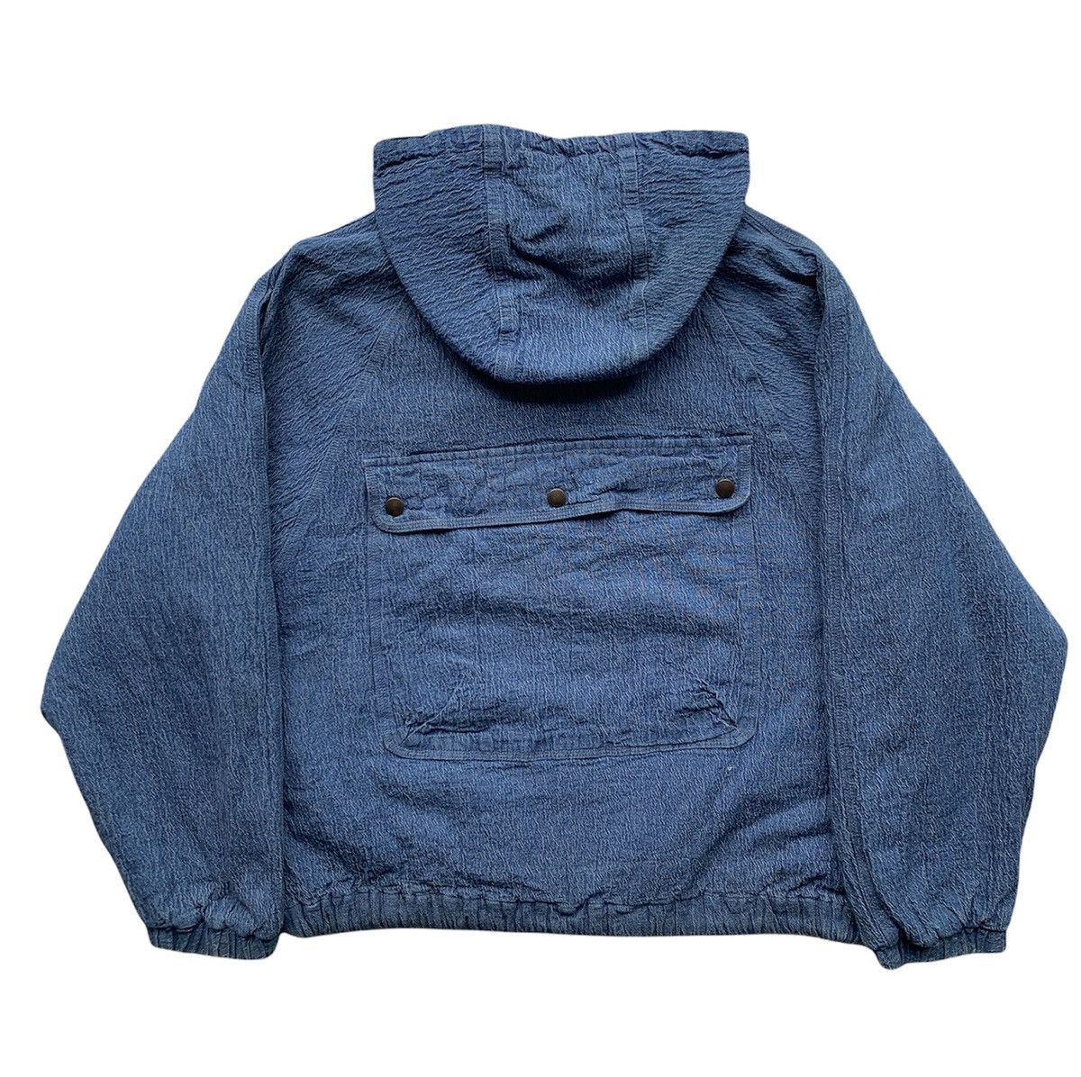 Edwin 👹Vintage EDWIN Denim Bomber Jacket With Hood Size US M / EU 48-50 / 2 - 9 Thumbnail
