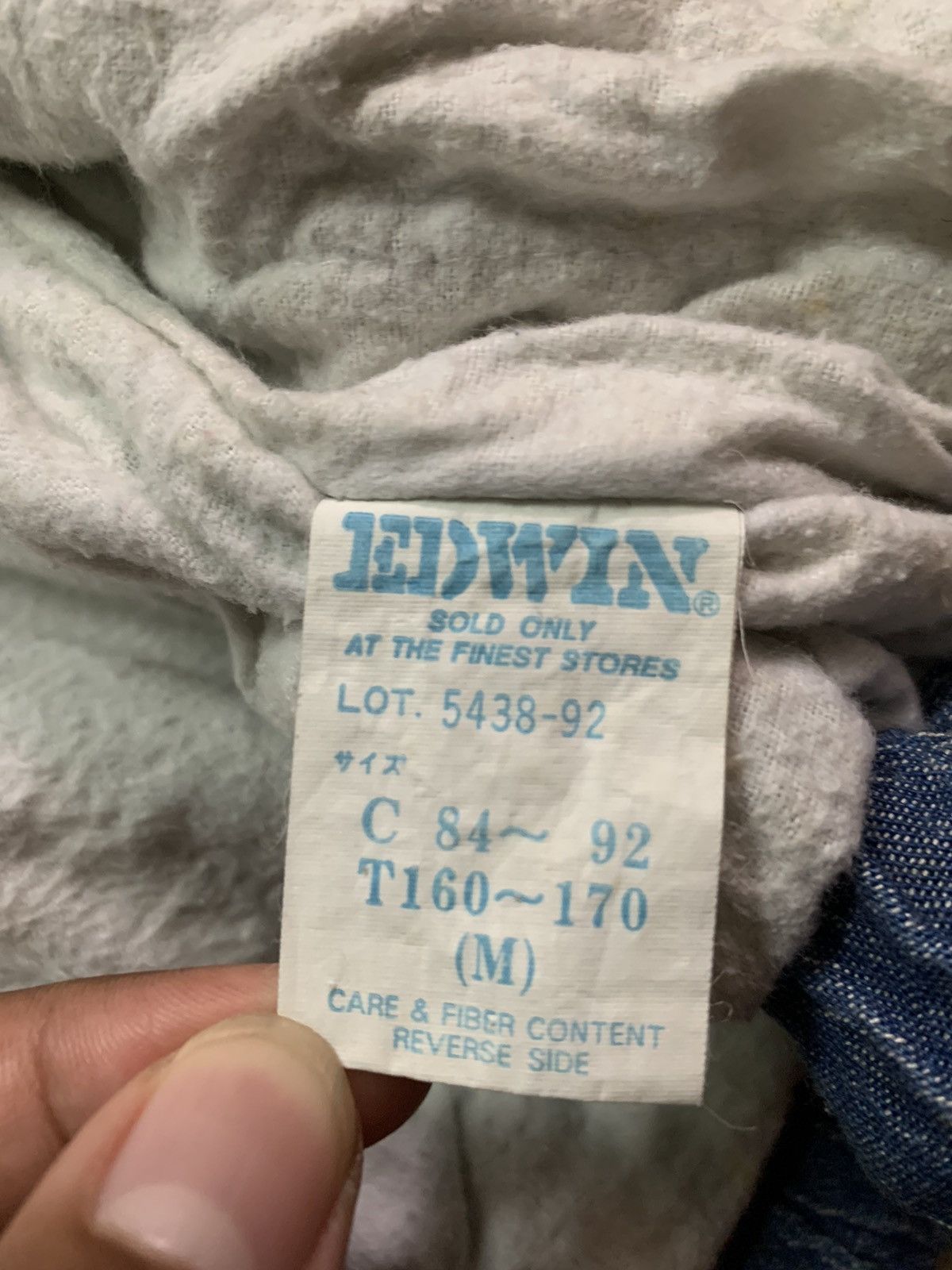 Edwin 👹Vintage EDWIN Denim Bomber Jacket With Hood Size US M / EU 48-50 / 2 - 11 Thumbnail